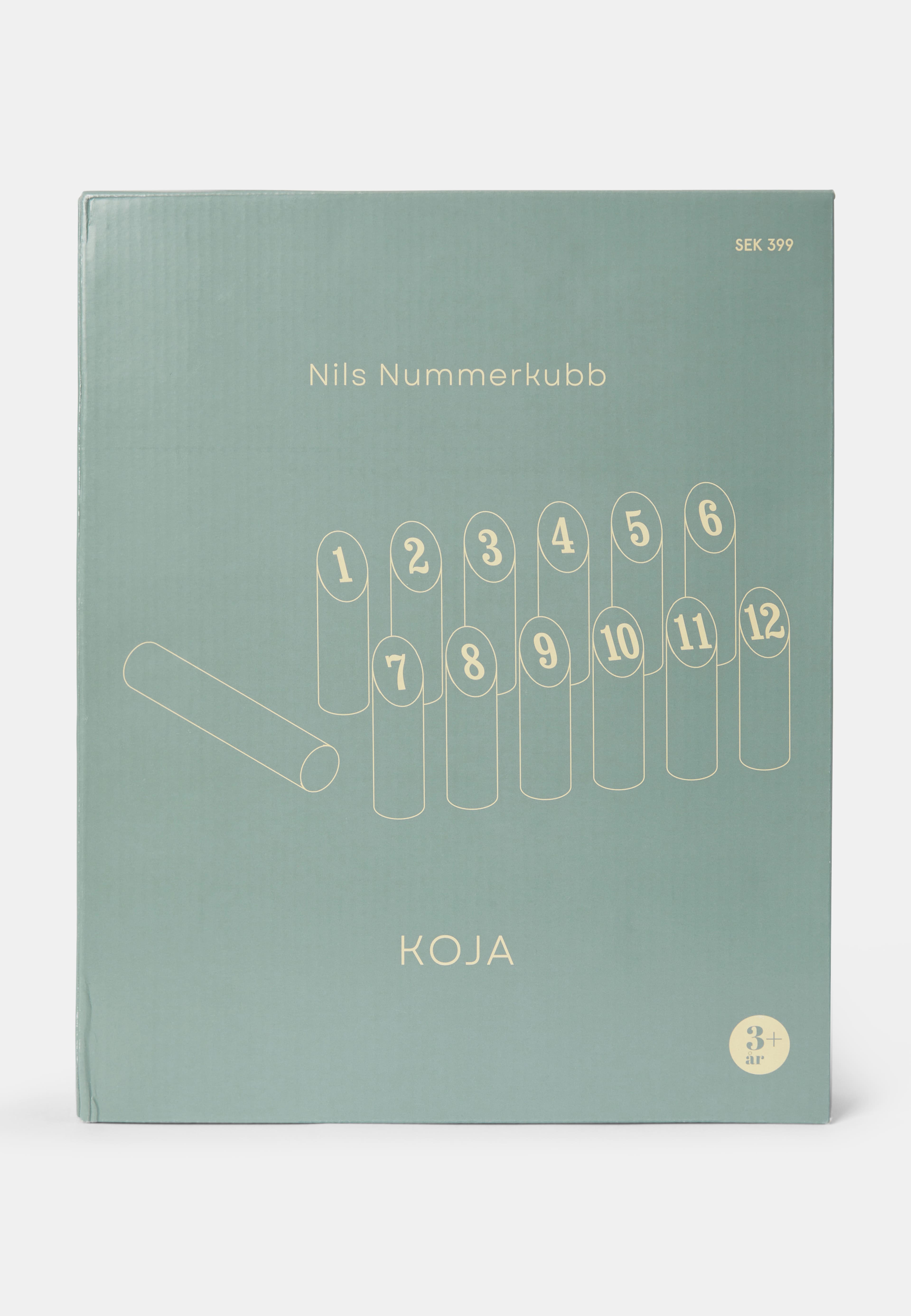 Nummerkubb utomhusspel NILS
