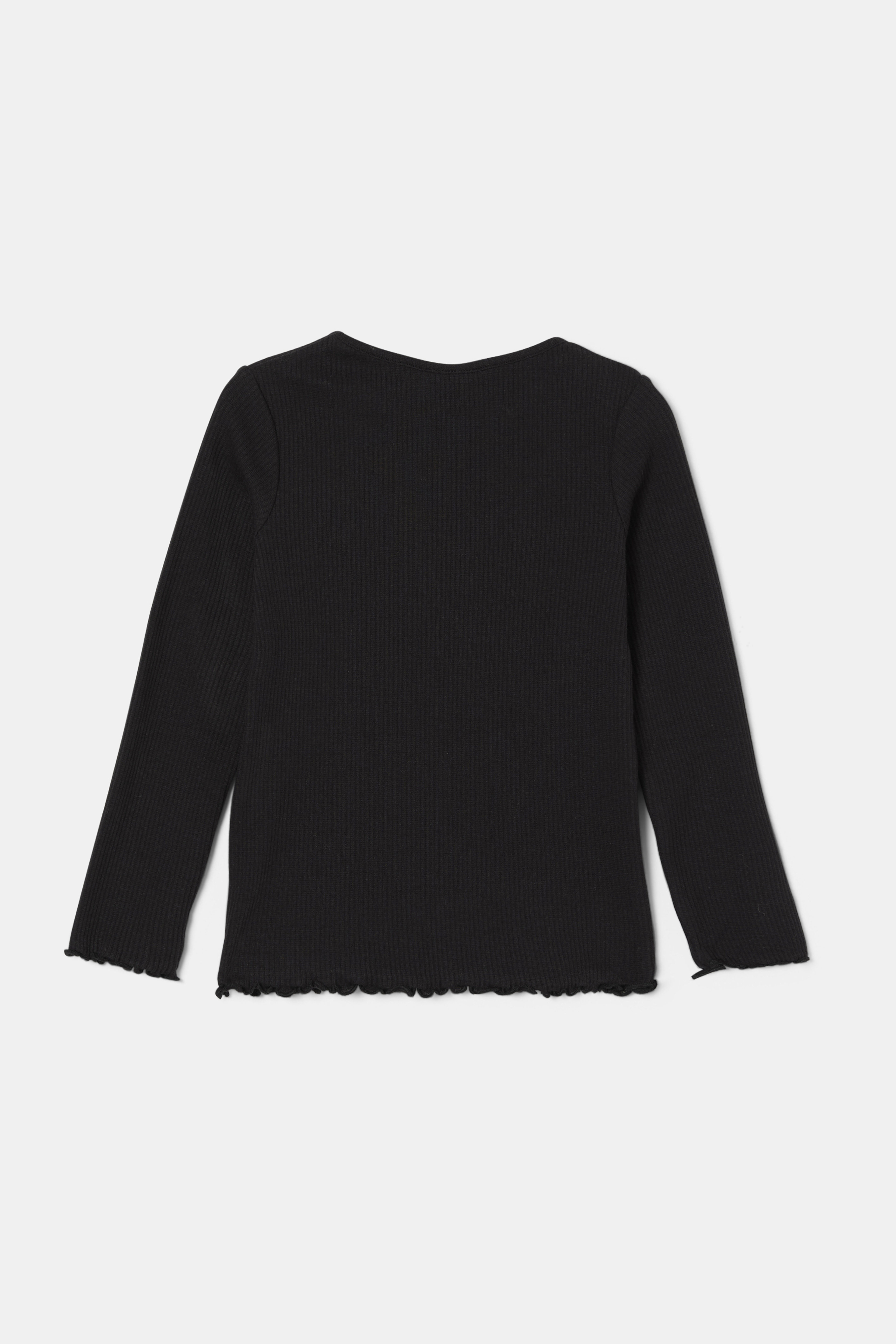 Ribbad tröja EMMY, från RIKIKI, i färgen Black. Klicka för att öppna bilden i stort format