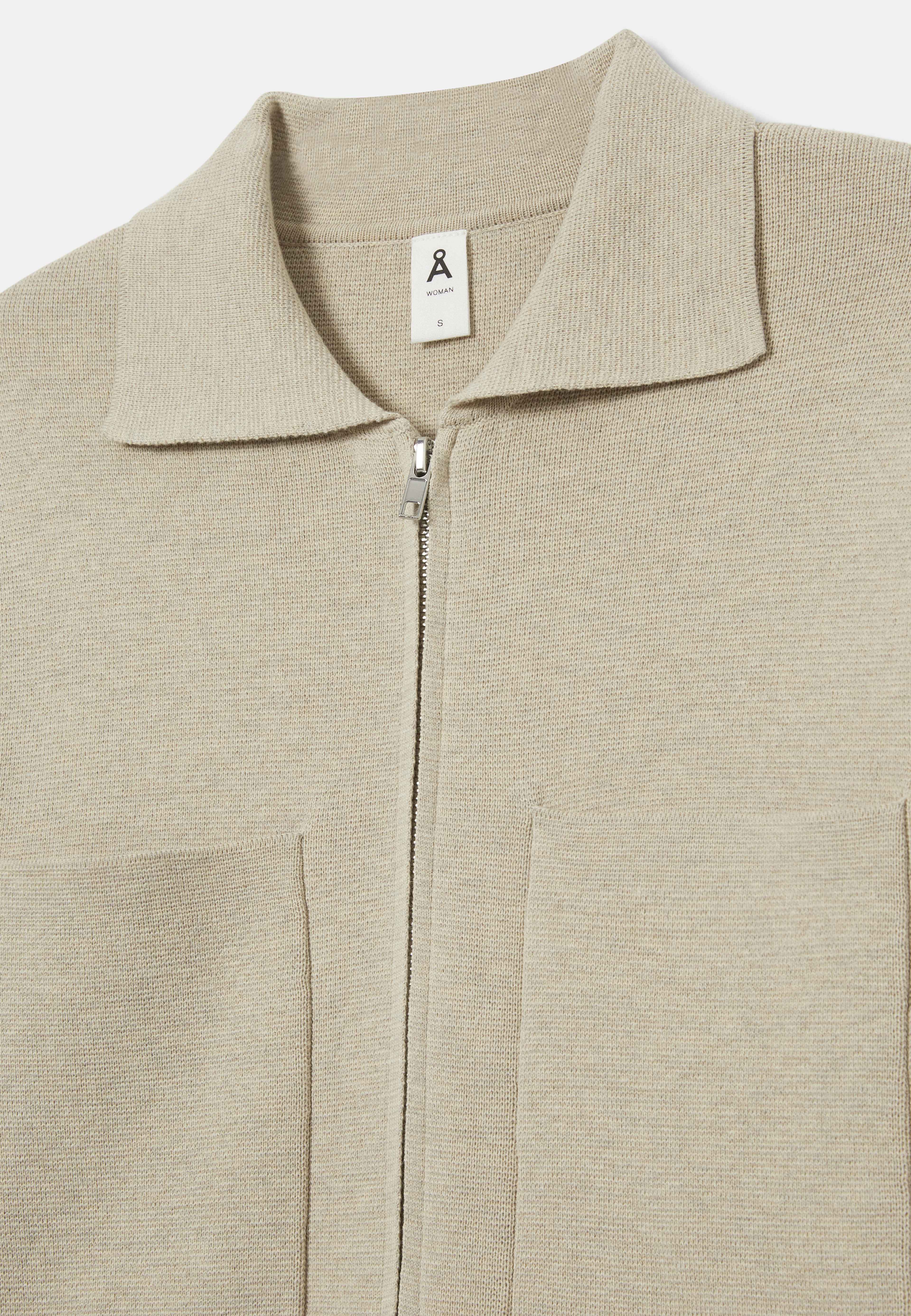 Cardigan med dragkedja CROSS