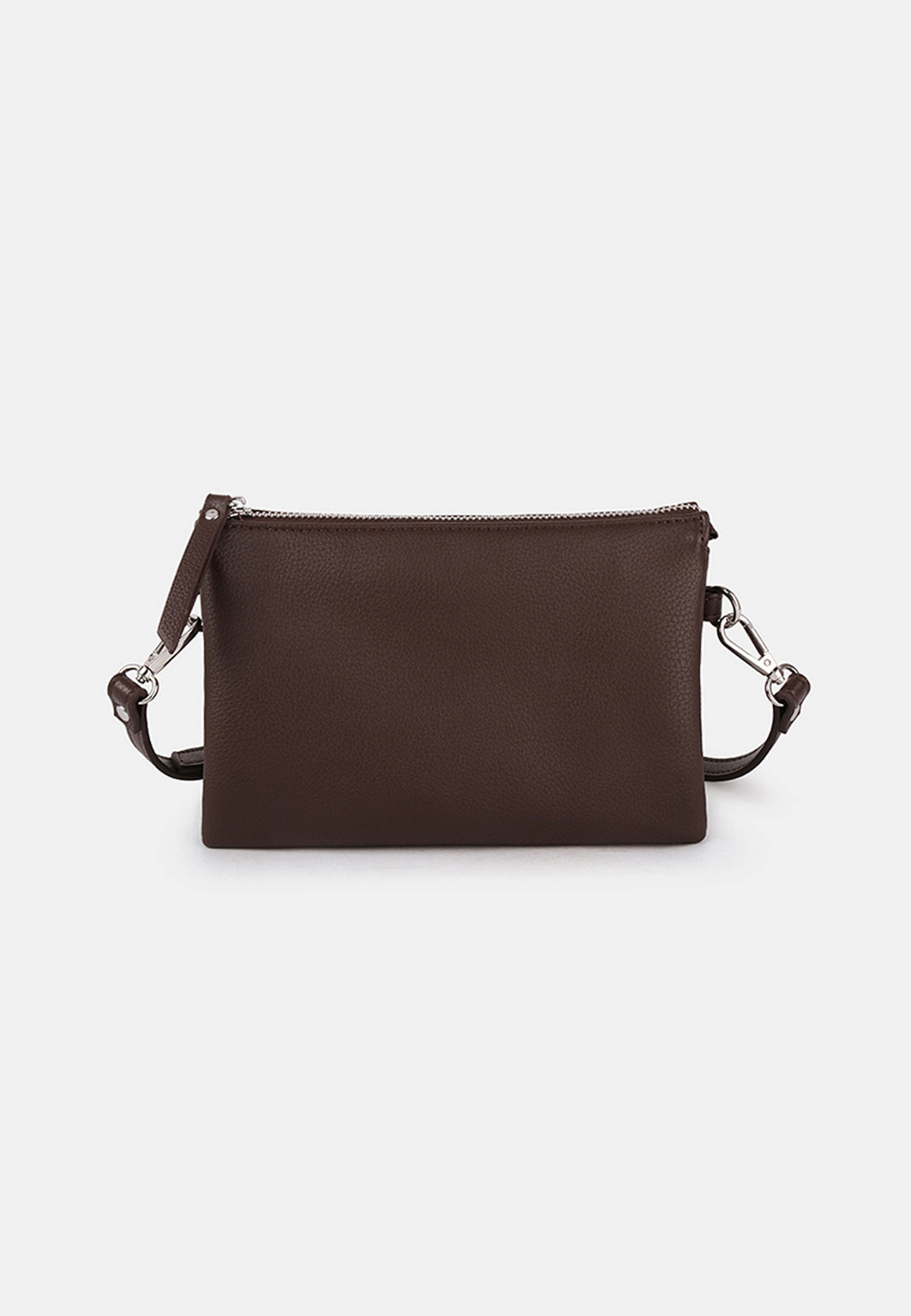 Crossbody-väska LINA, från Å WOMAN, i färgen Dk.brown. Klicka för att öppna bilden i stort format