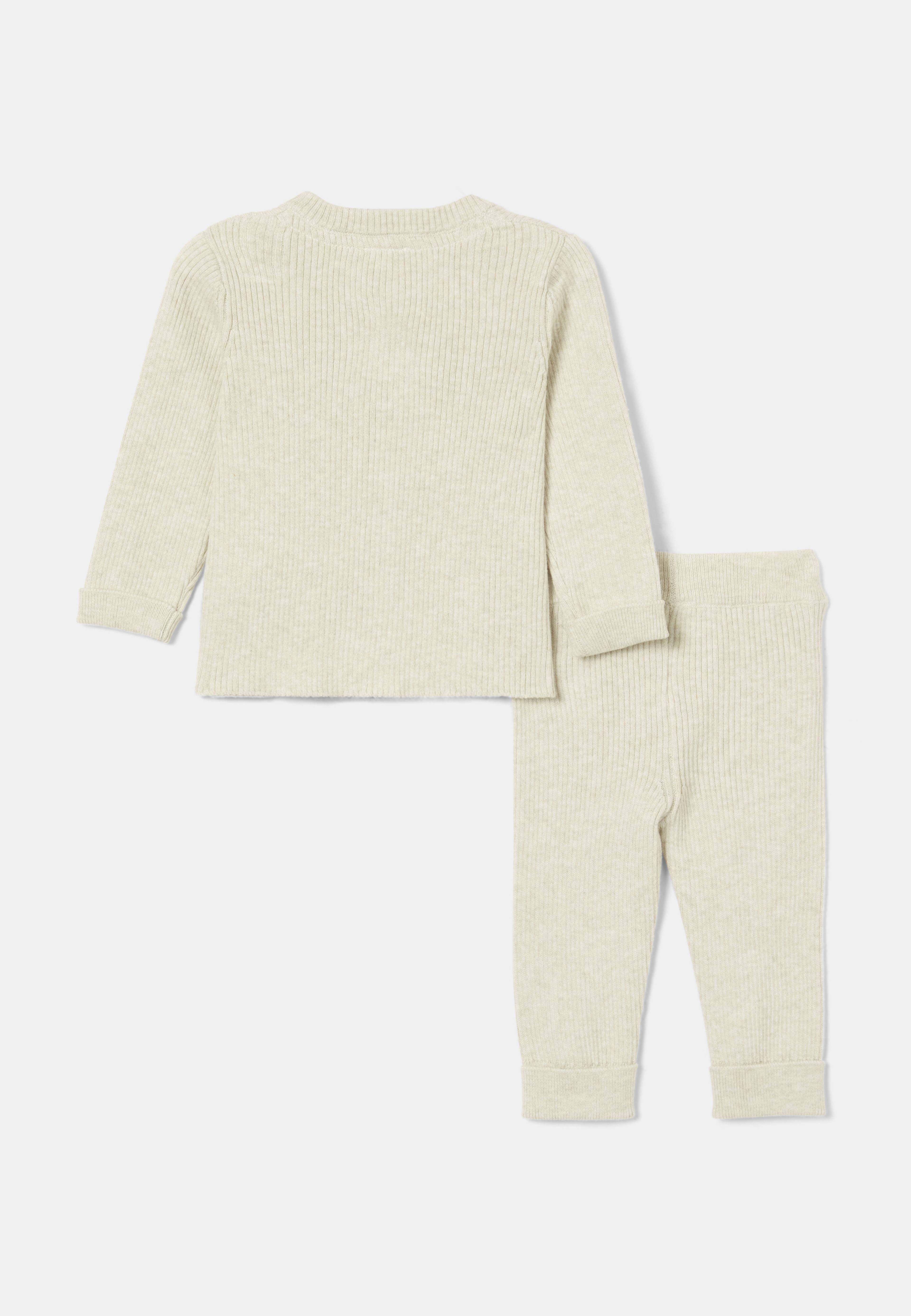 Ribbstickad set OAT