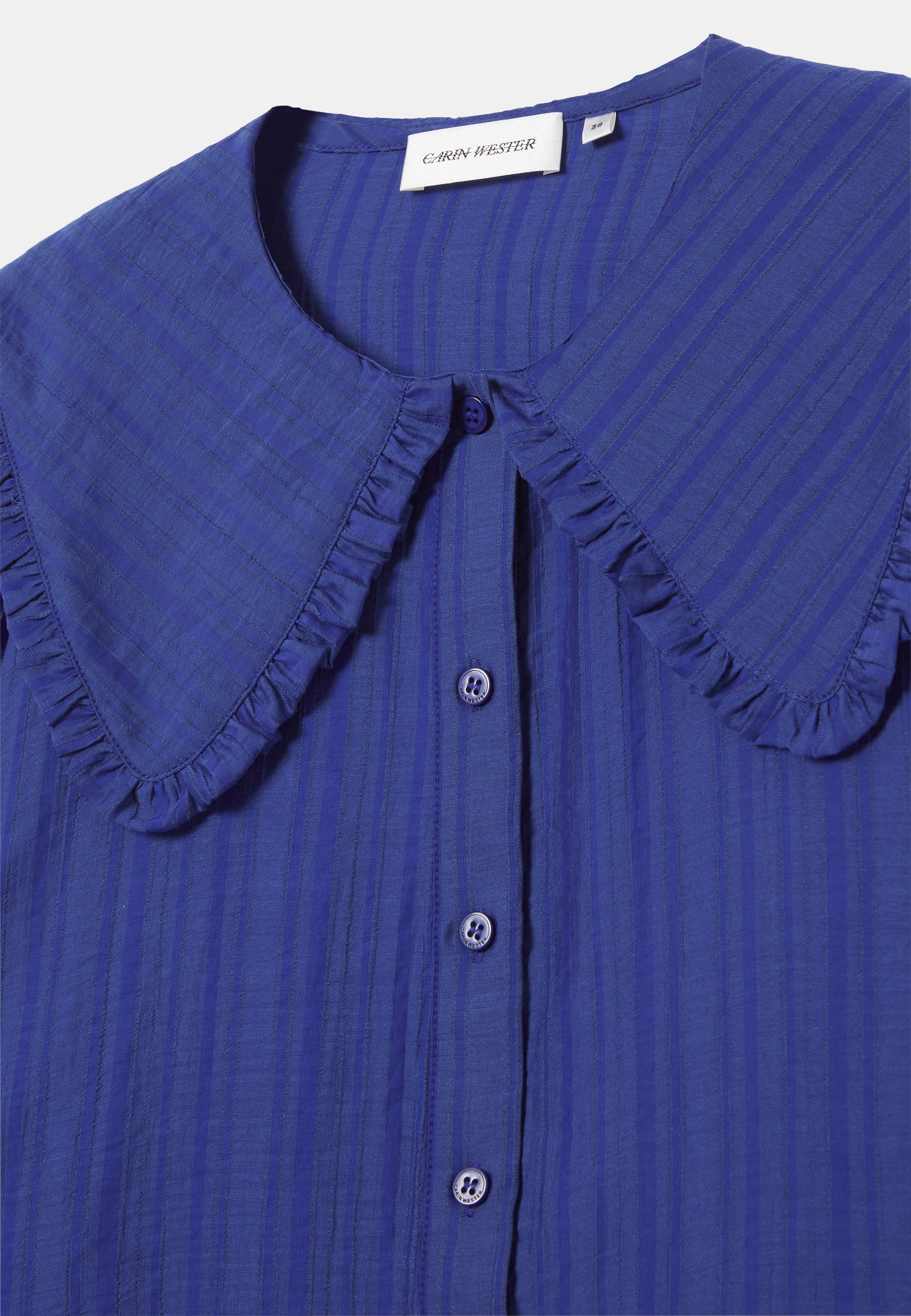 Blus med volangkrage ANELLA