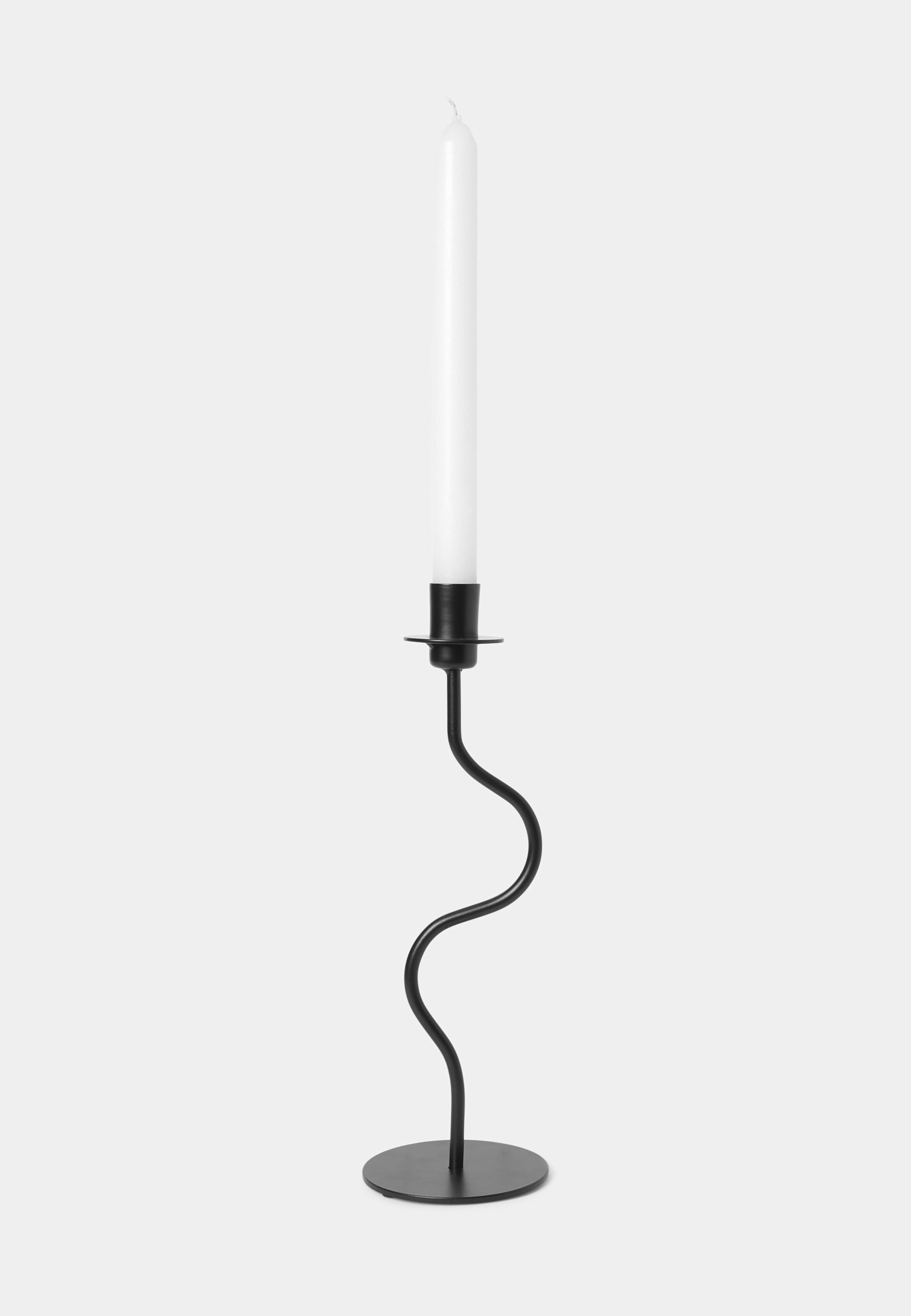 Ljusstake HANNA vågig 29 cm
