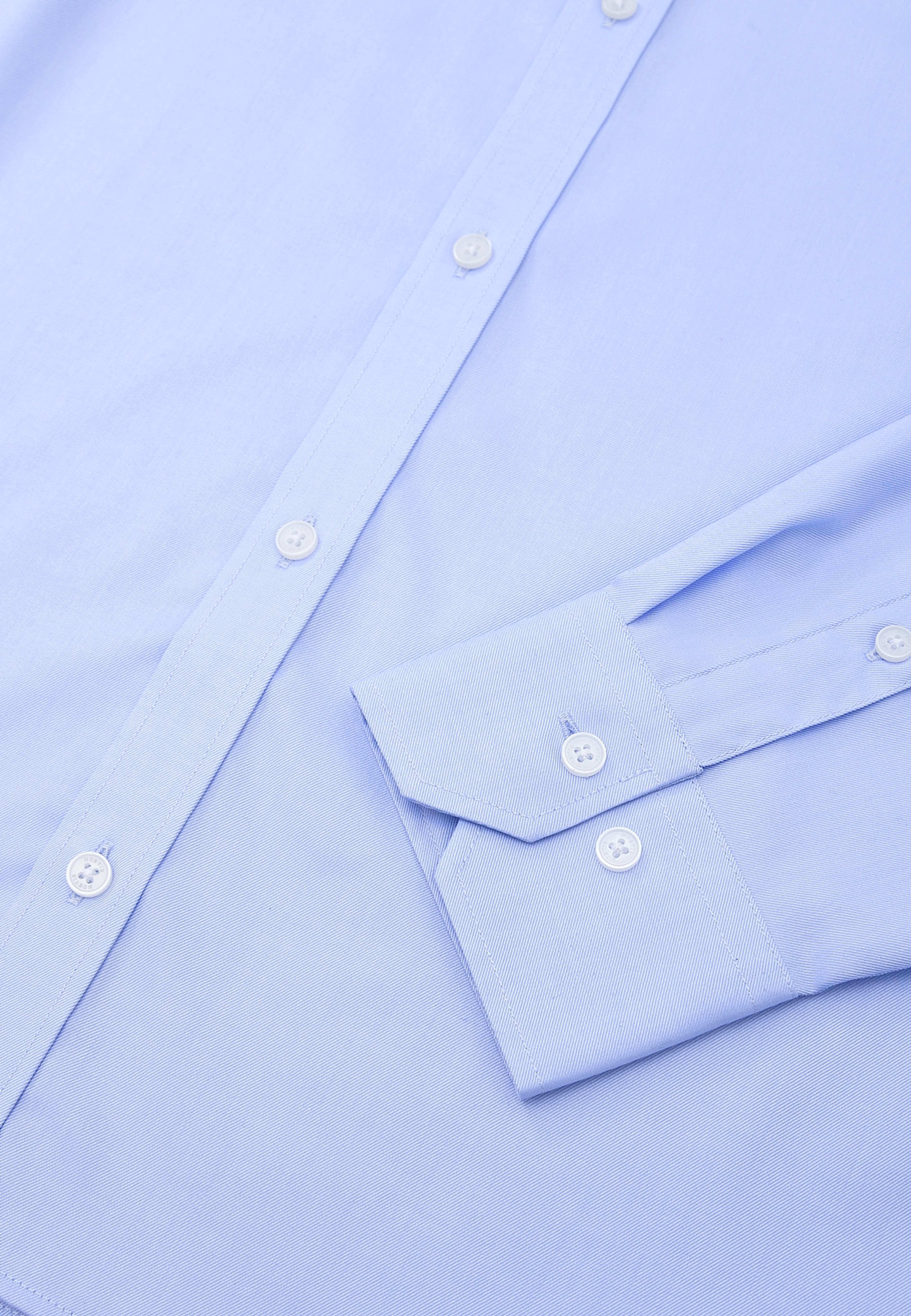 Twillvävd skjorta AXEL regular fit, från NORVIE, i färgen Light Blue. Klicka för att öppna bilden i stort format