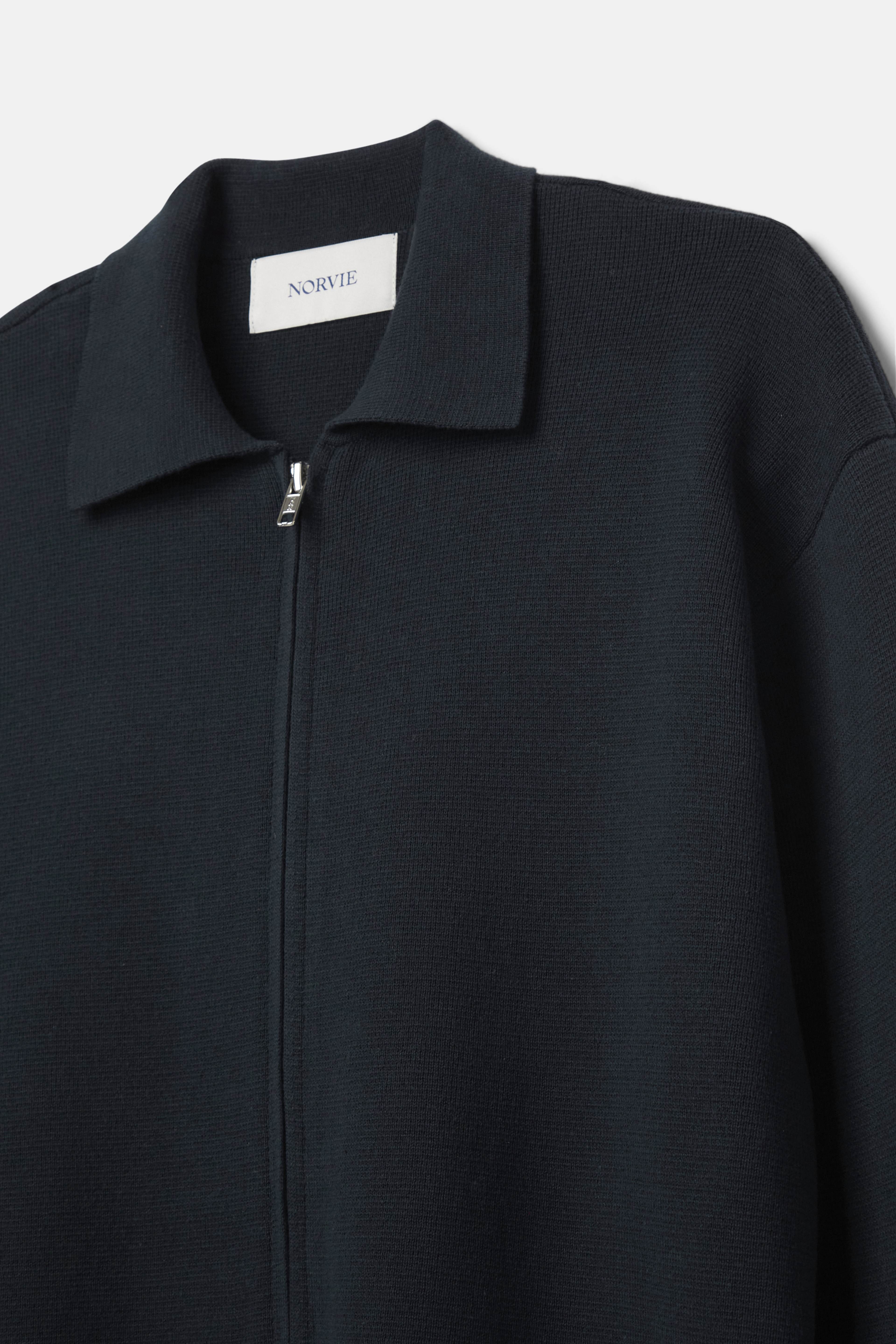 Cardigan med dubbelzip NICO