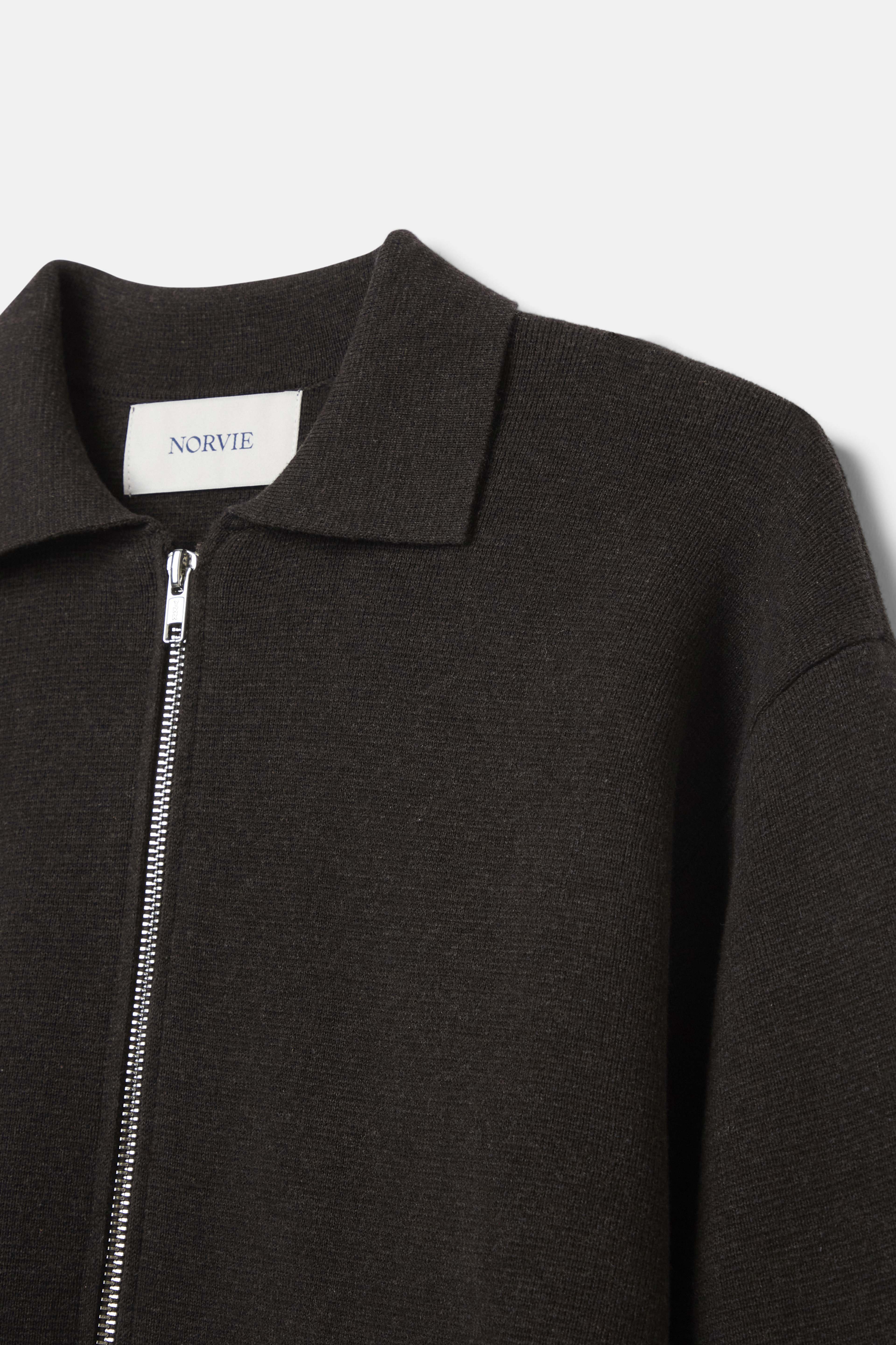 Cardigan med dubbelzip NICO