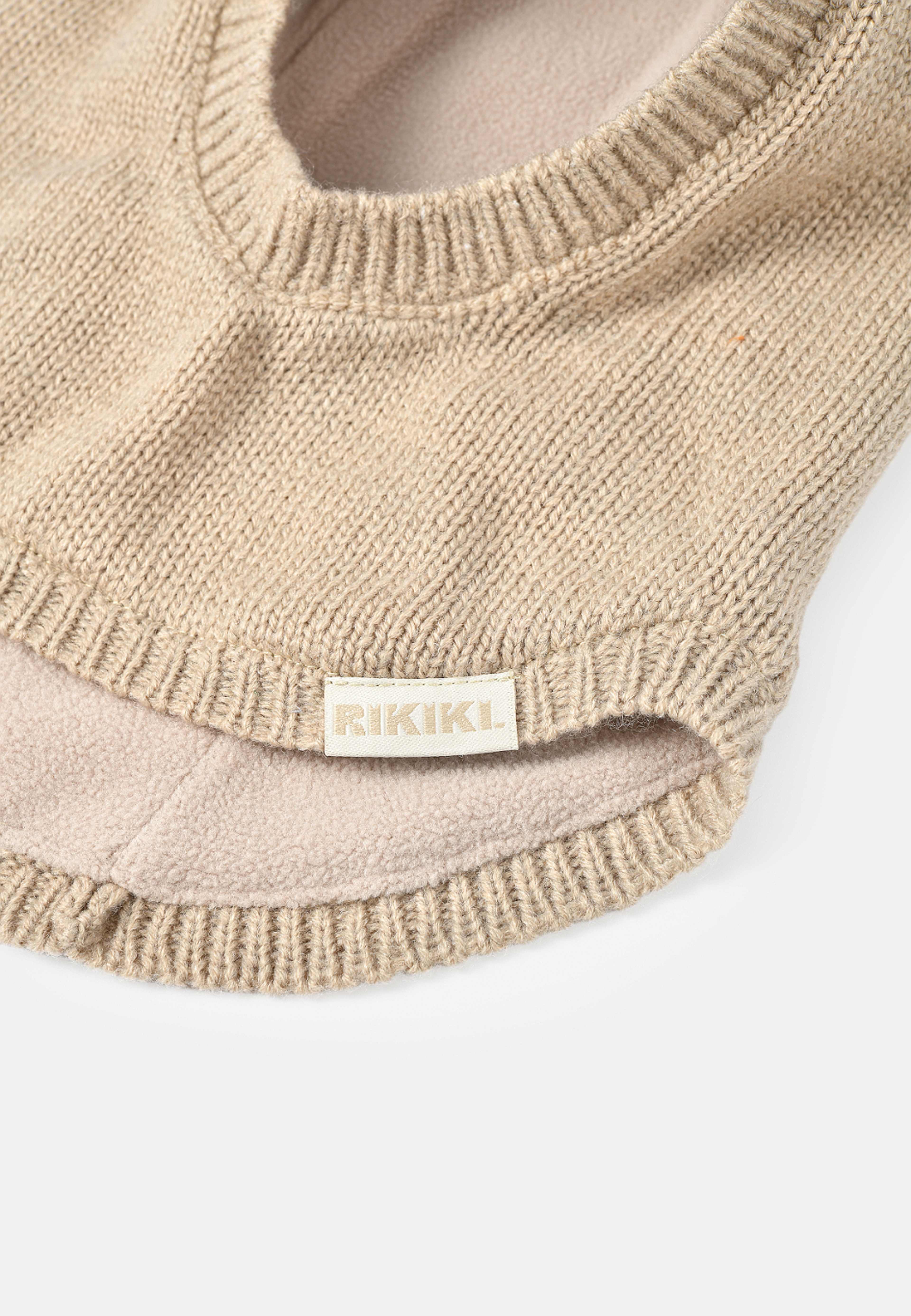 Balaklava med öron CUB, från RIKIKI, i färgen Beige. Klicka för att öppna bilden i stort format