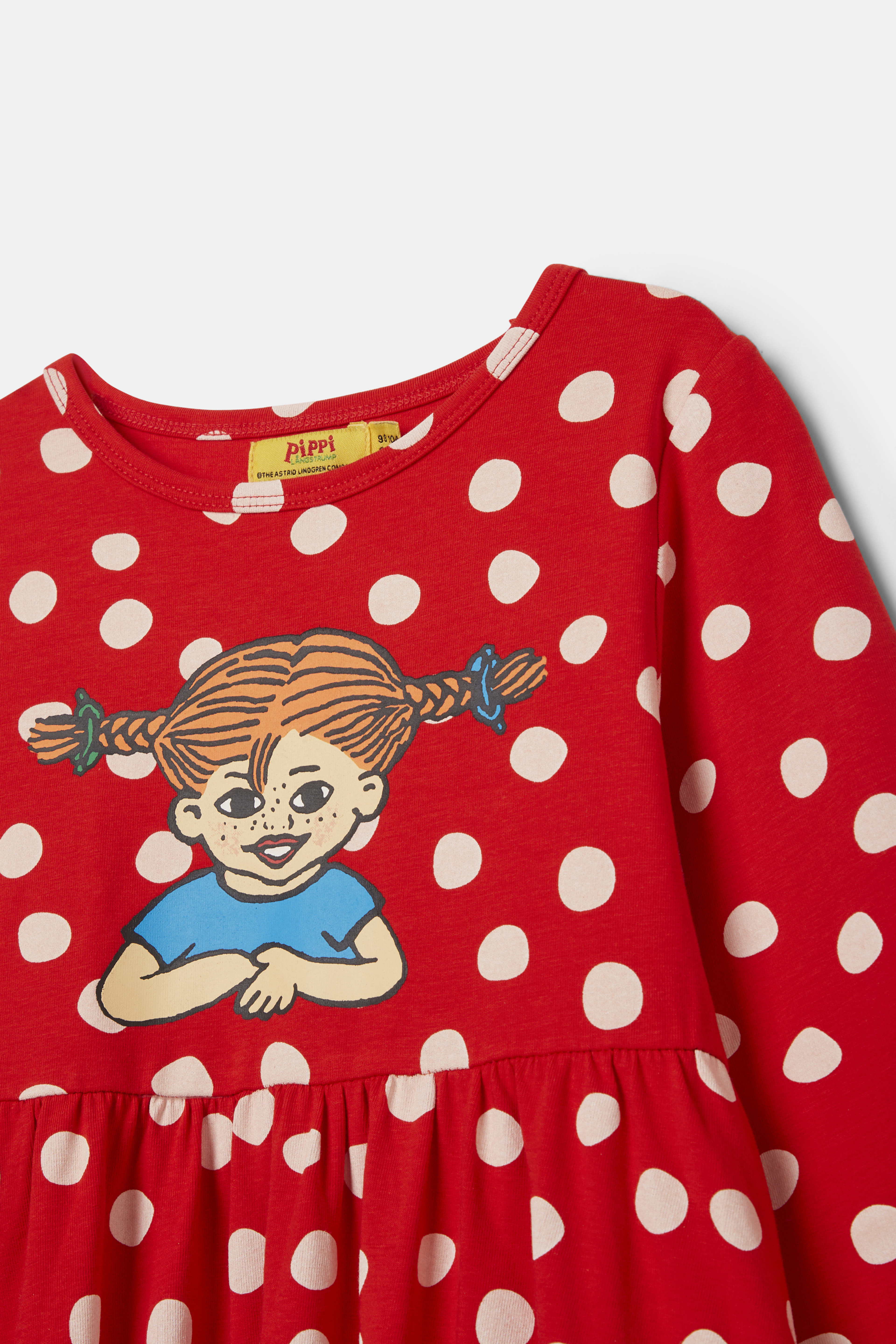 Mönstrad Pippi-klänning ANNIKA