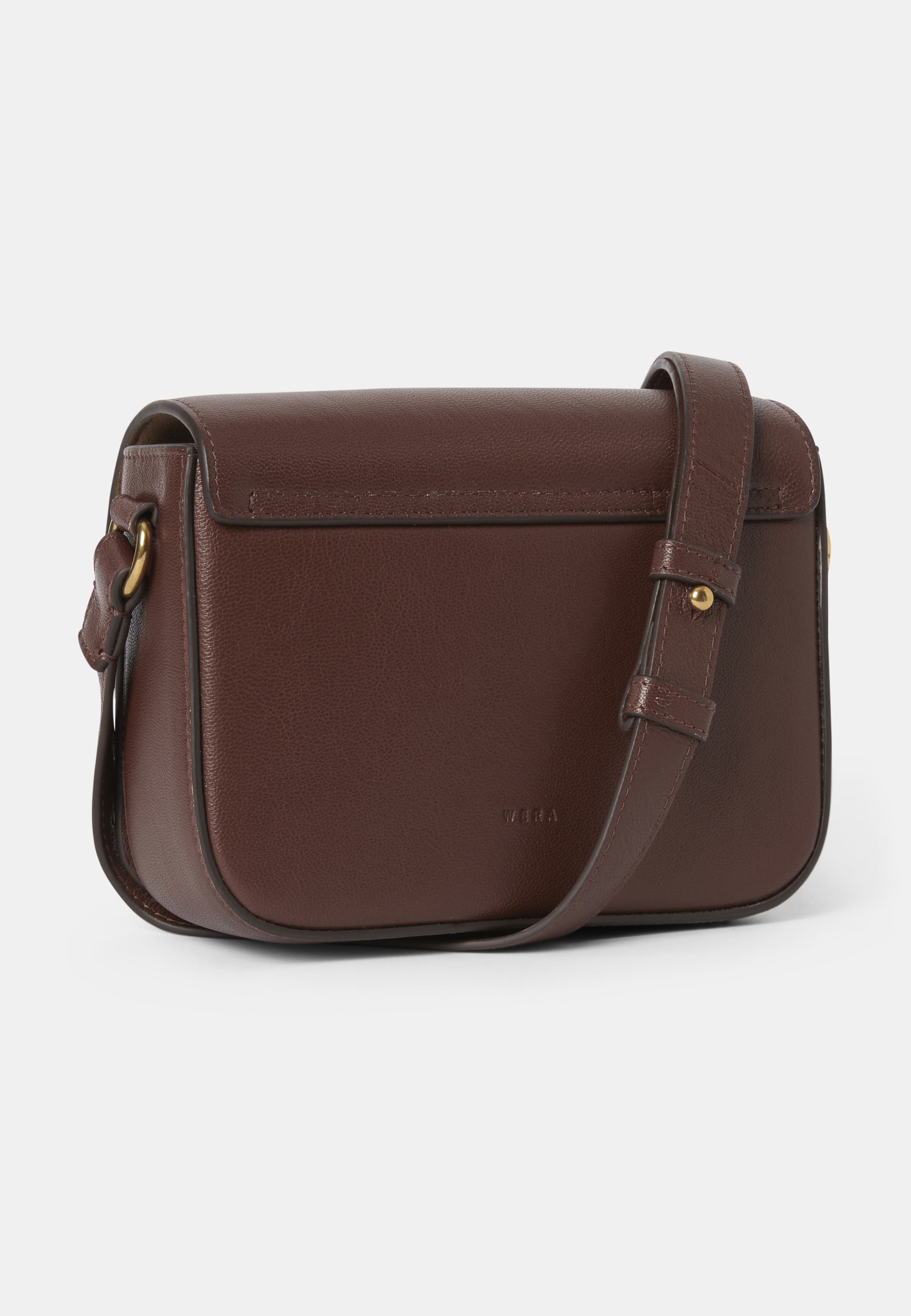 Crossbodyväska i läder VERA