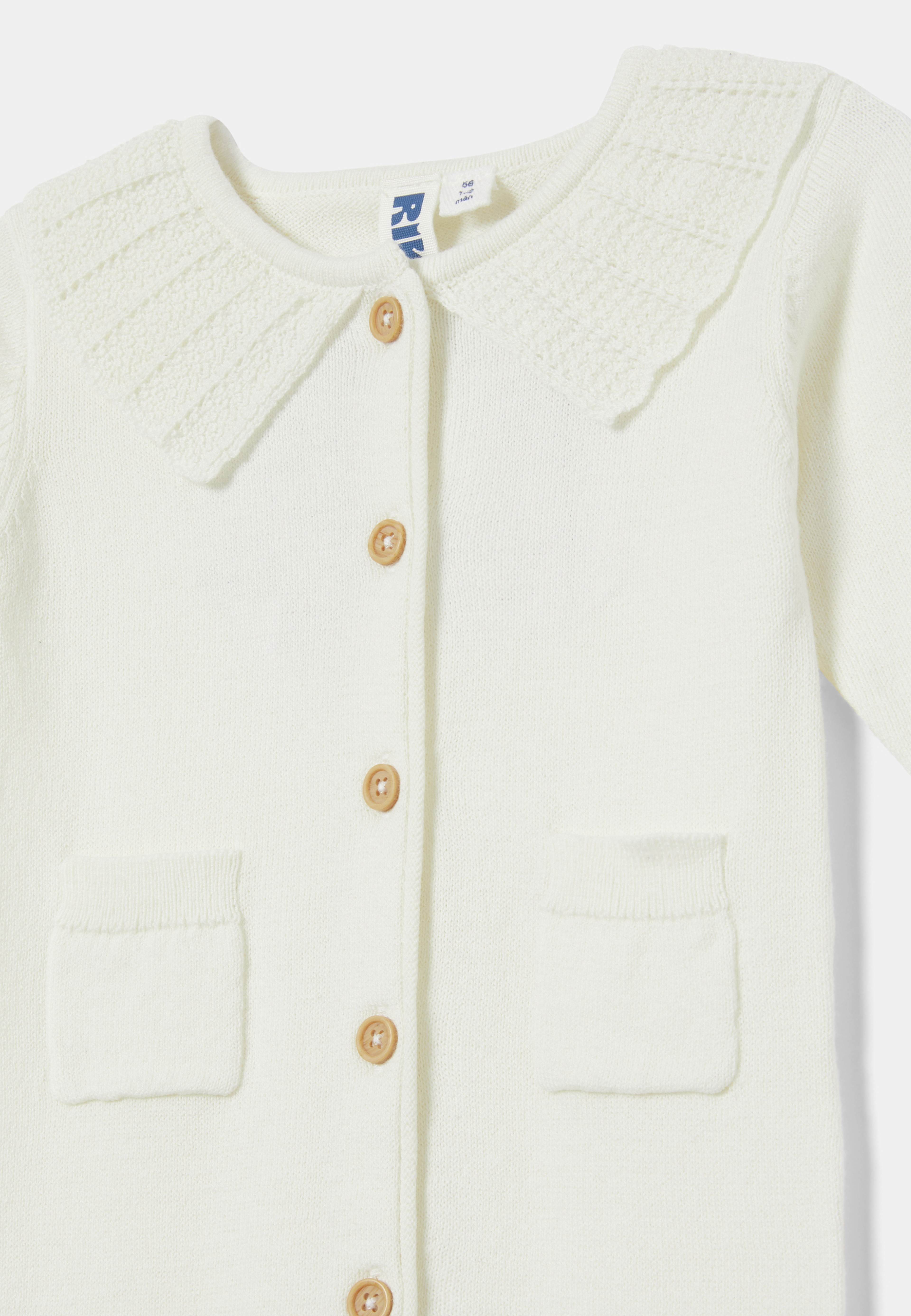 Finstickad onesie JUNO