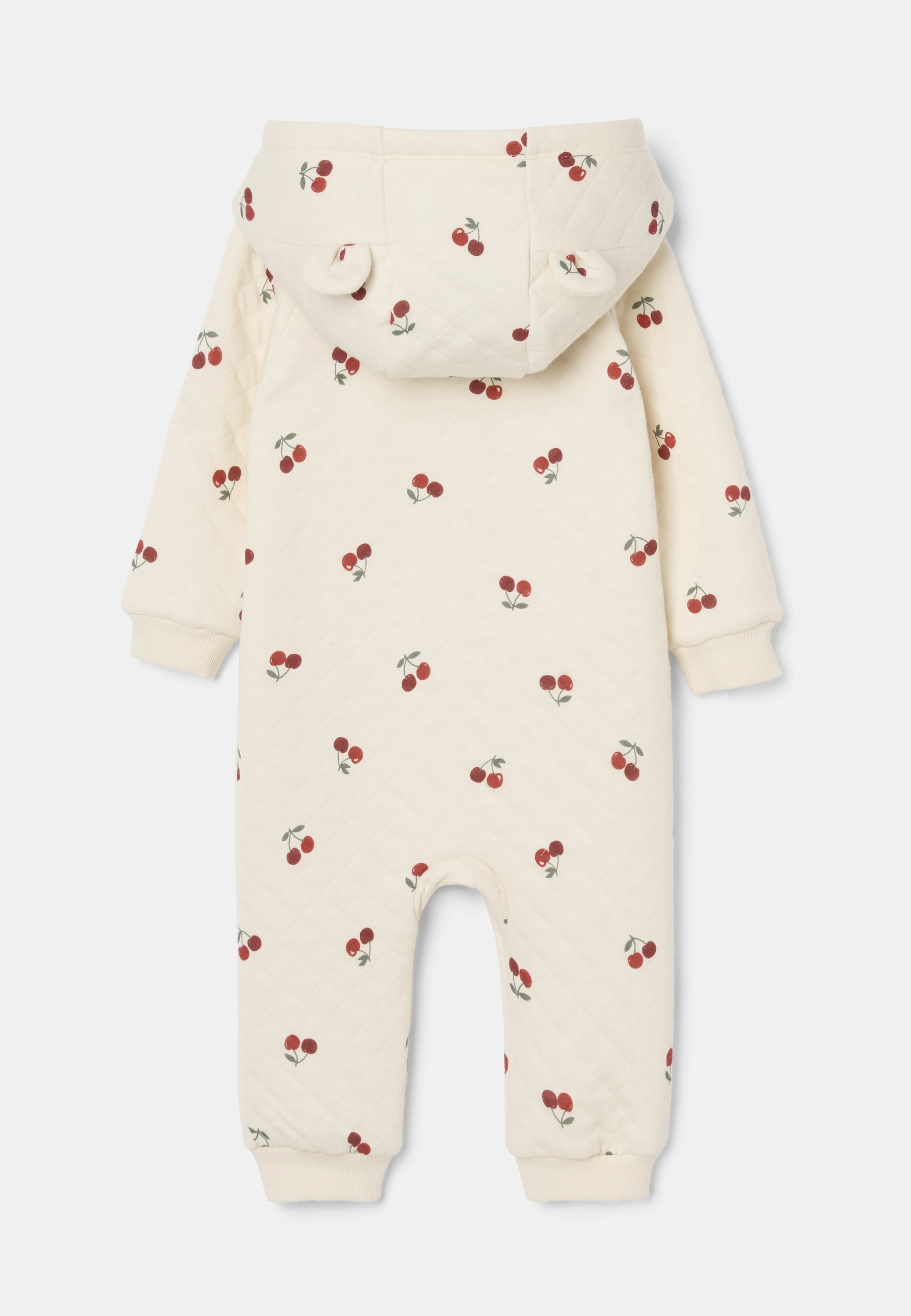 Quiltad onesie med björnöron BOBO
