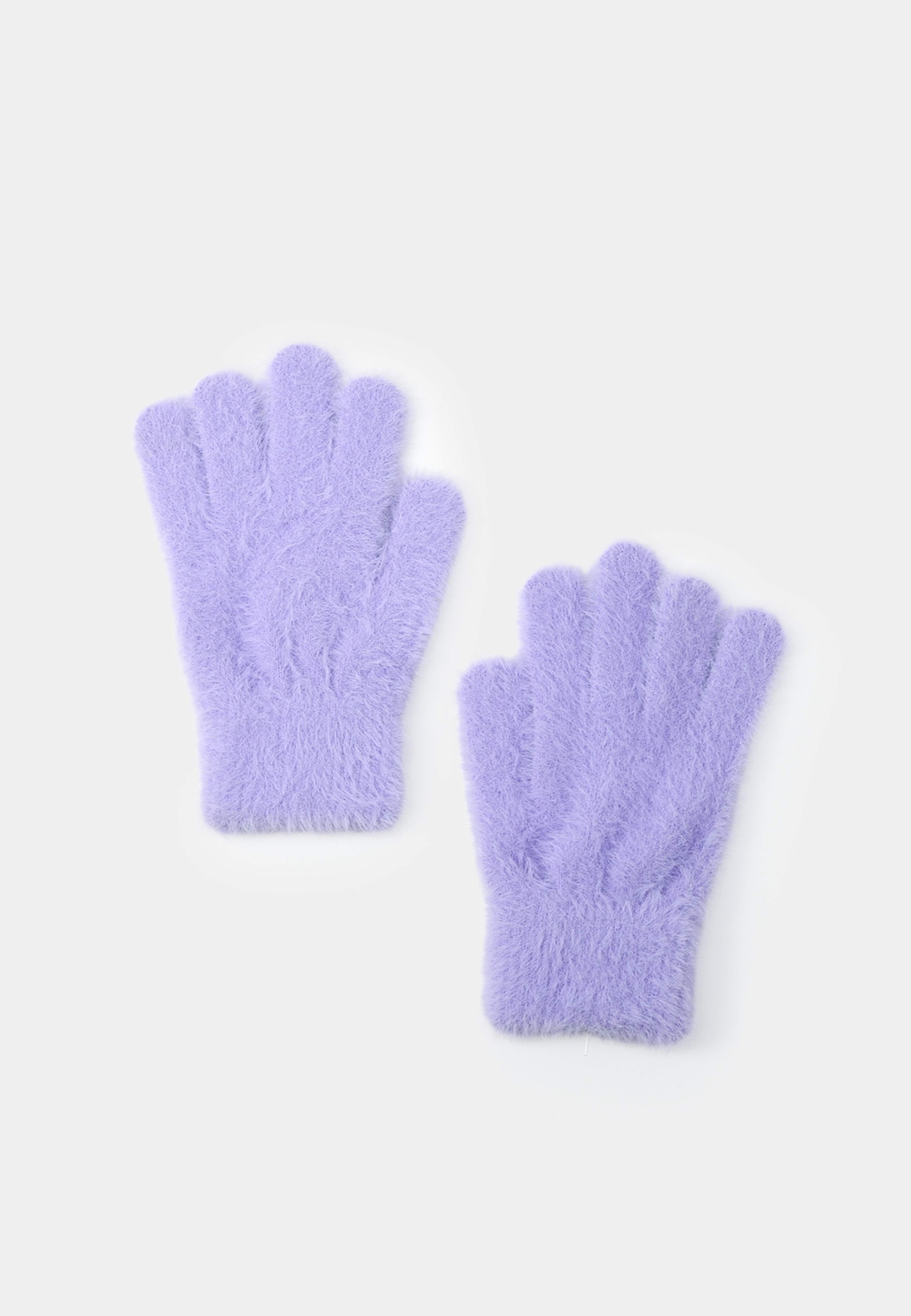 Lurviga fingervantar LOA, från RIKIKI, i färgen Purple 2. Klicka för att öppna bilden i stort format