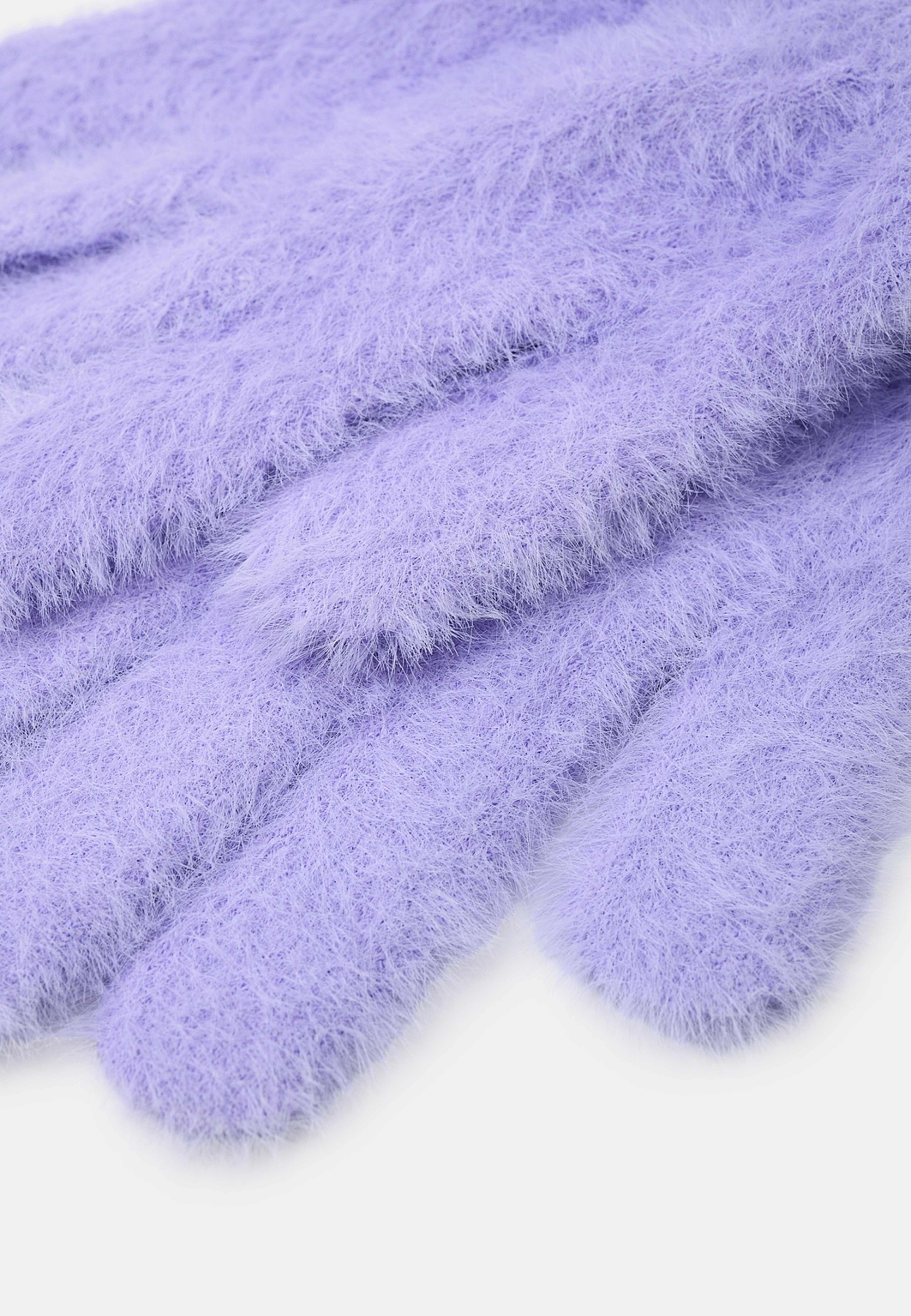 Lurviga fingervantar LOA, från RIKIKI, i färgen Purple 2. Klicka för att öppna bilden i stort format