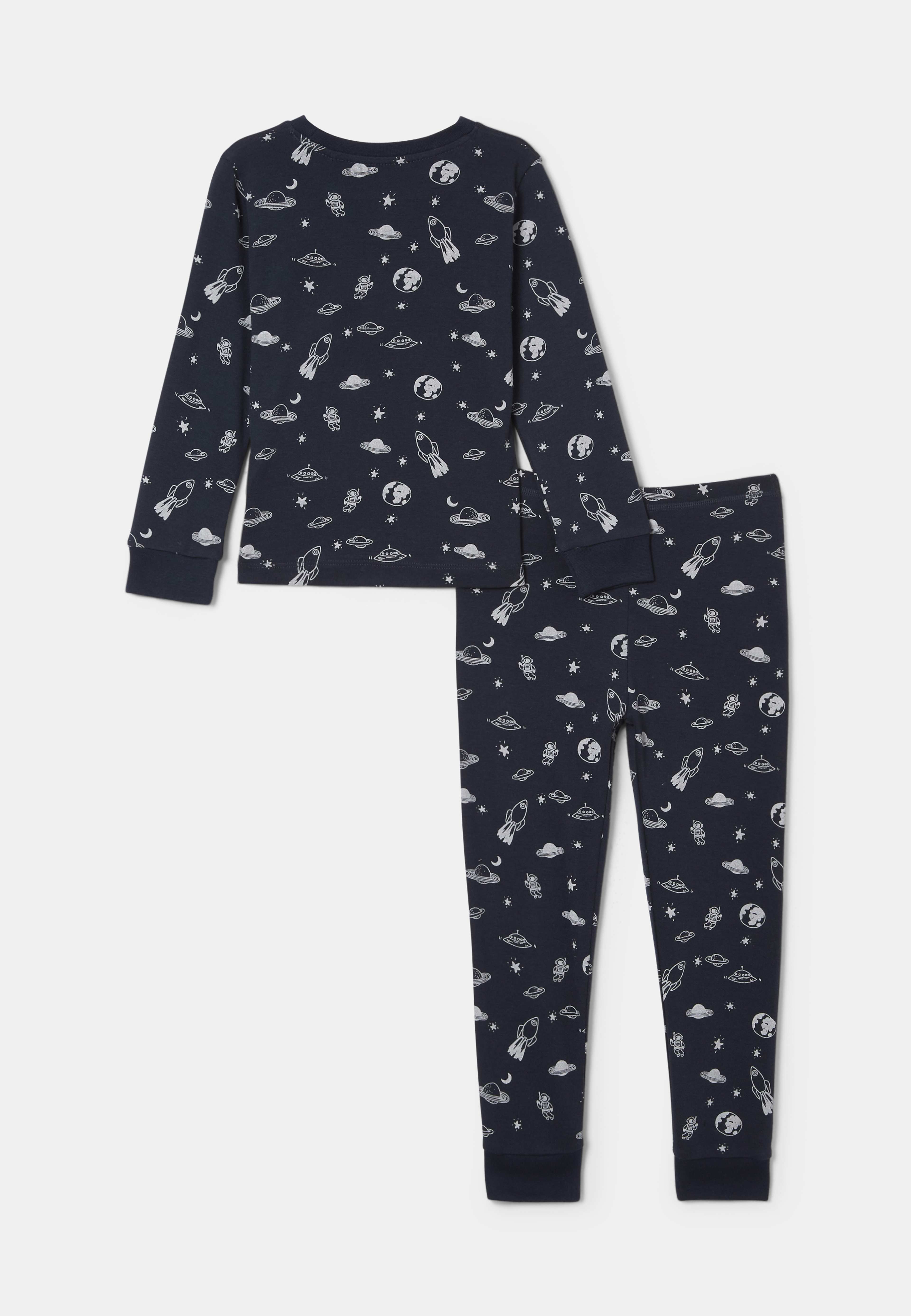 Pyjamas med tryck POW