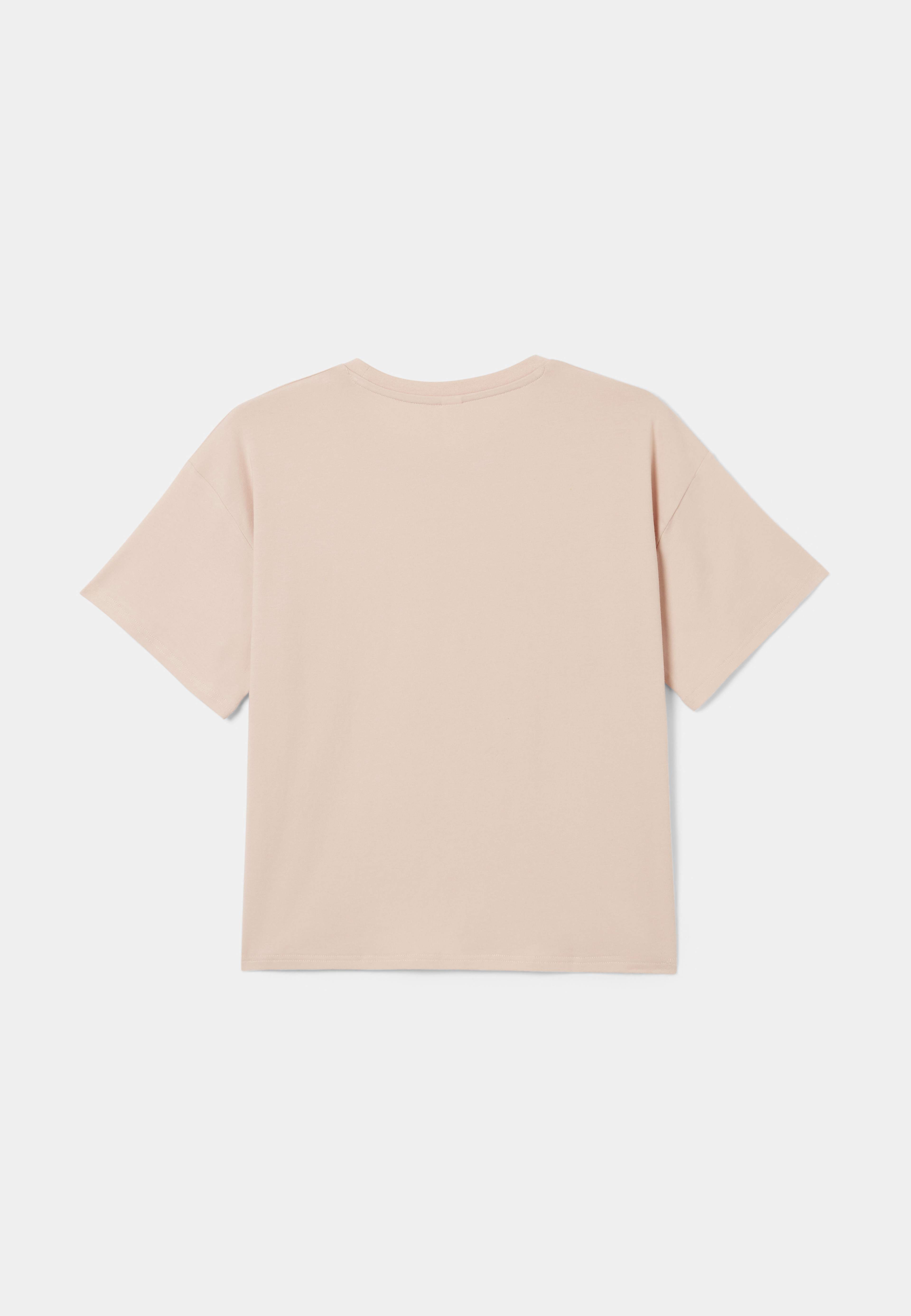 Kortärmad pyjamaströja EMELIE, från Å WOMAN, i färgen Pink.