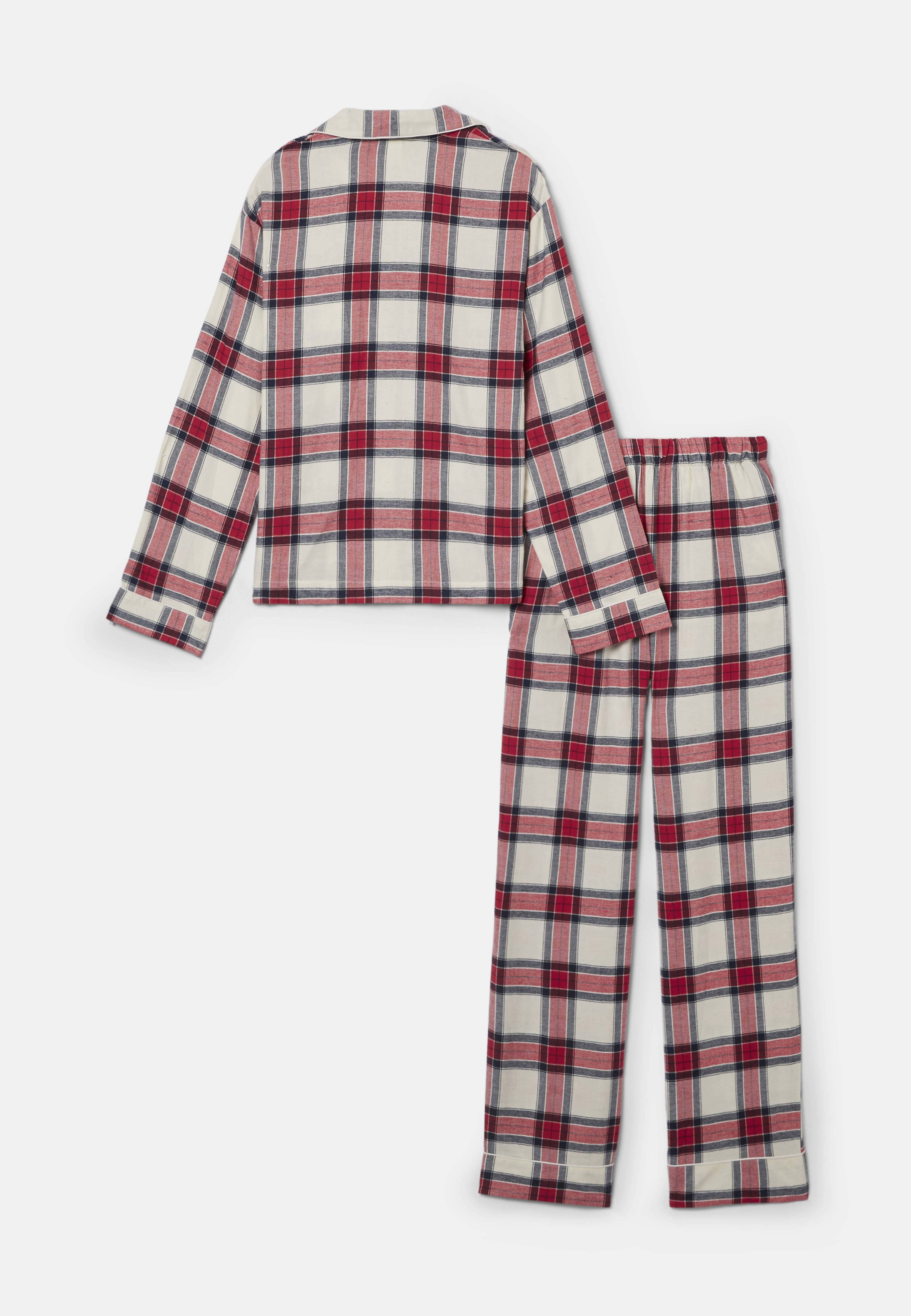 Flanellpyjamas unisex, från Å WOMAN, i färgen Check. Klicka för att öppna bilden i stort format