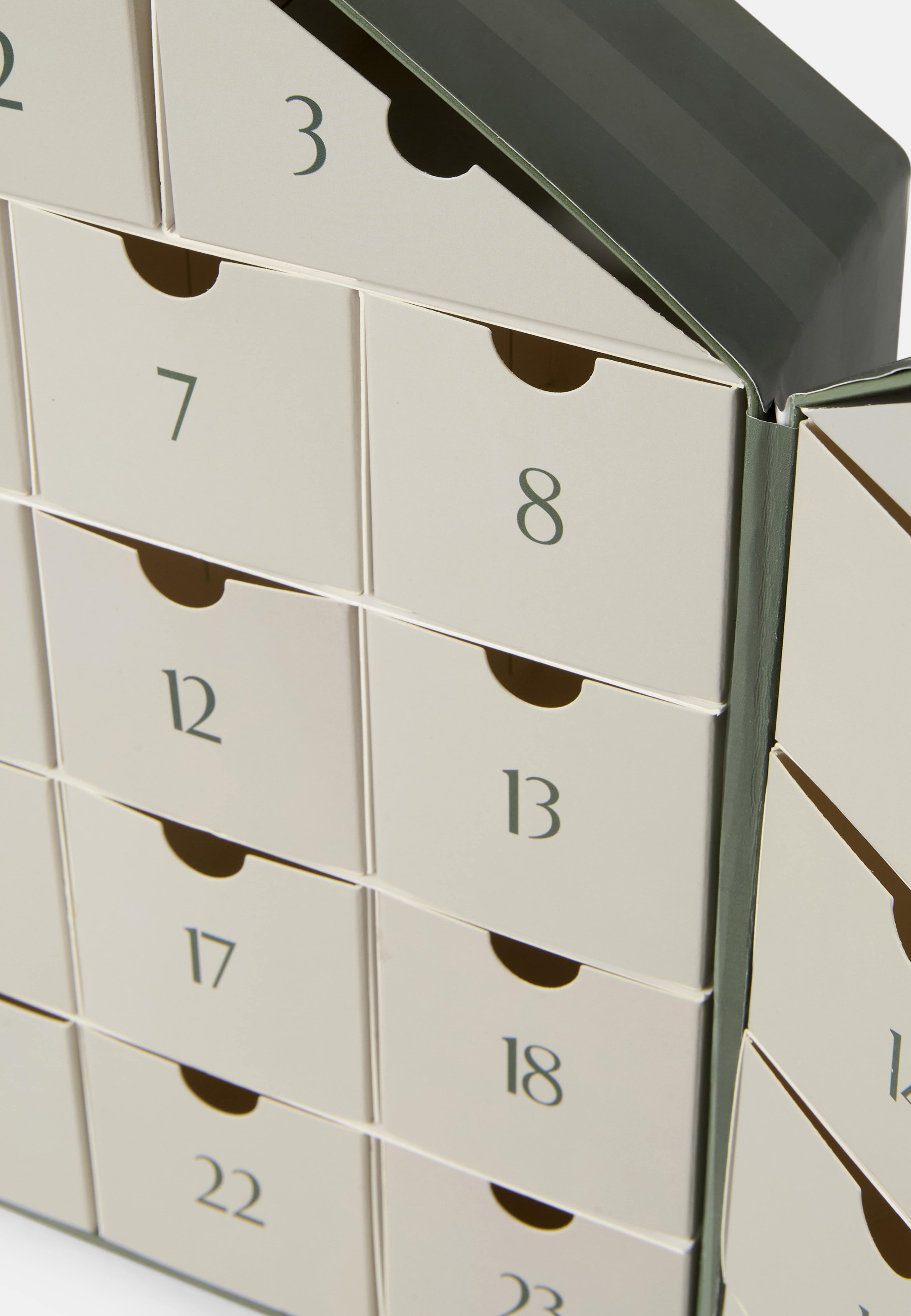 Adventskalender HUS 1-24, från Åhléns Home. Klicka för att öppna bilden i stort format