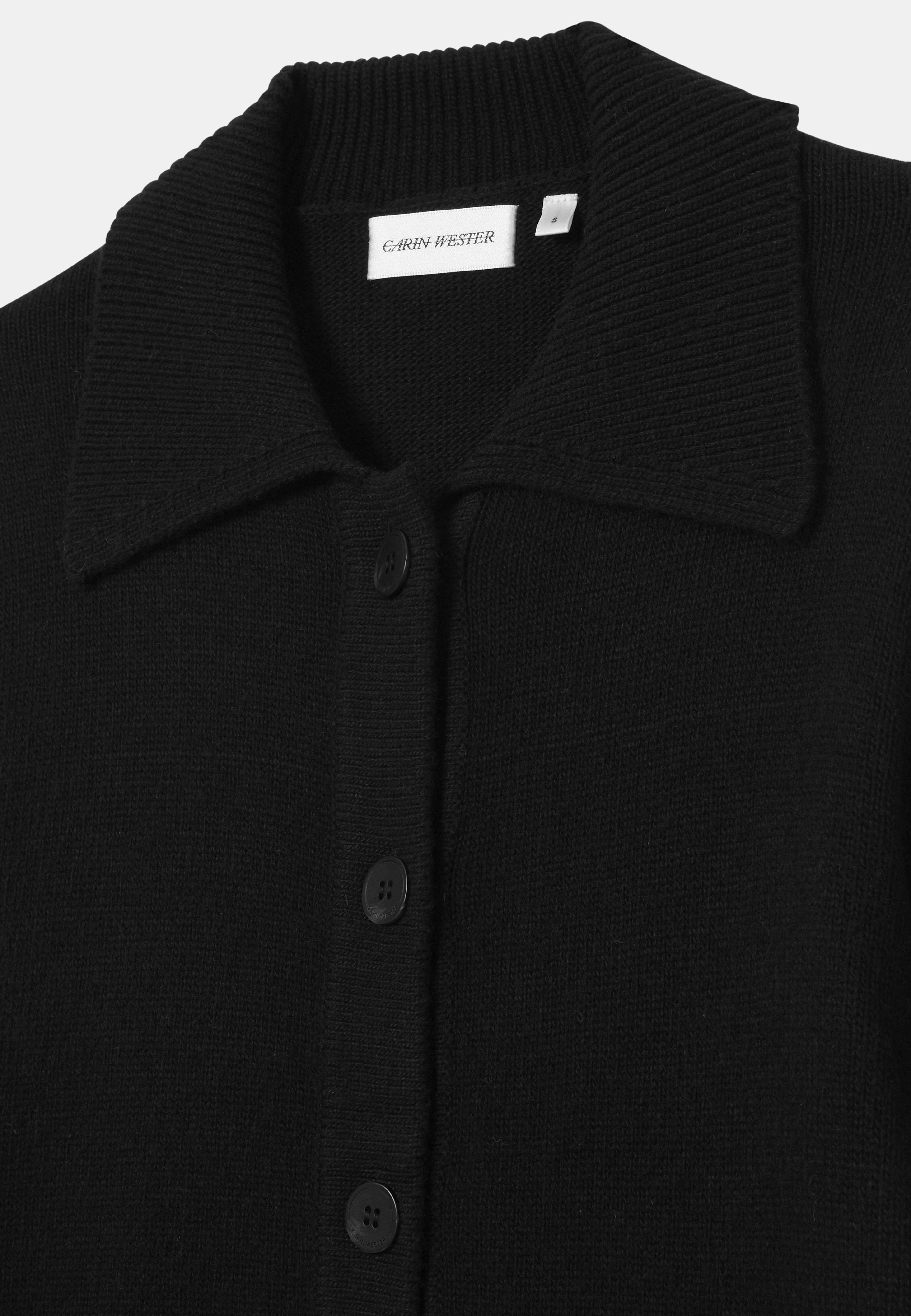 Cardigan i ullmix ELDRID