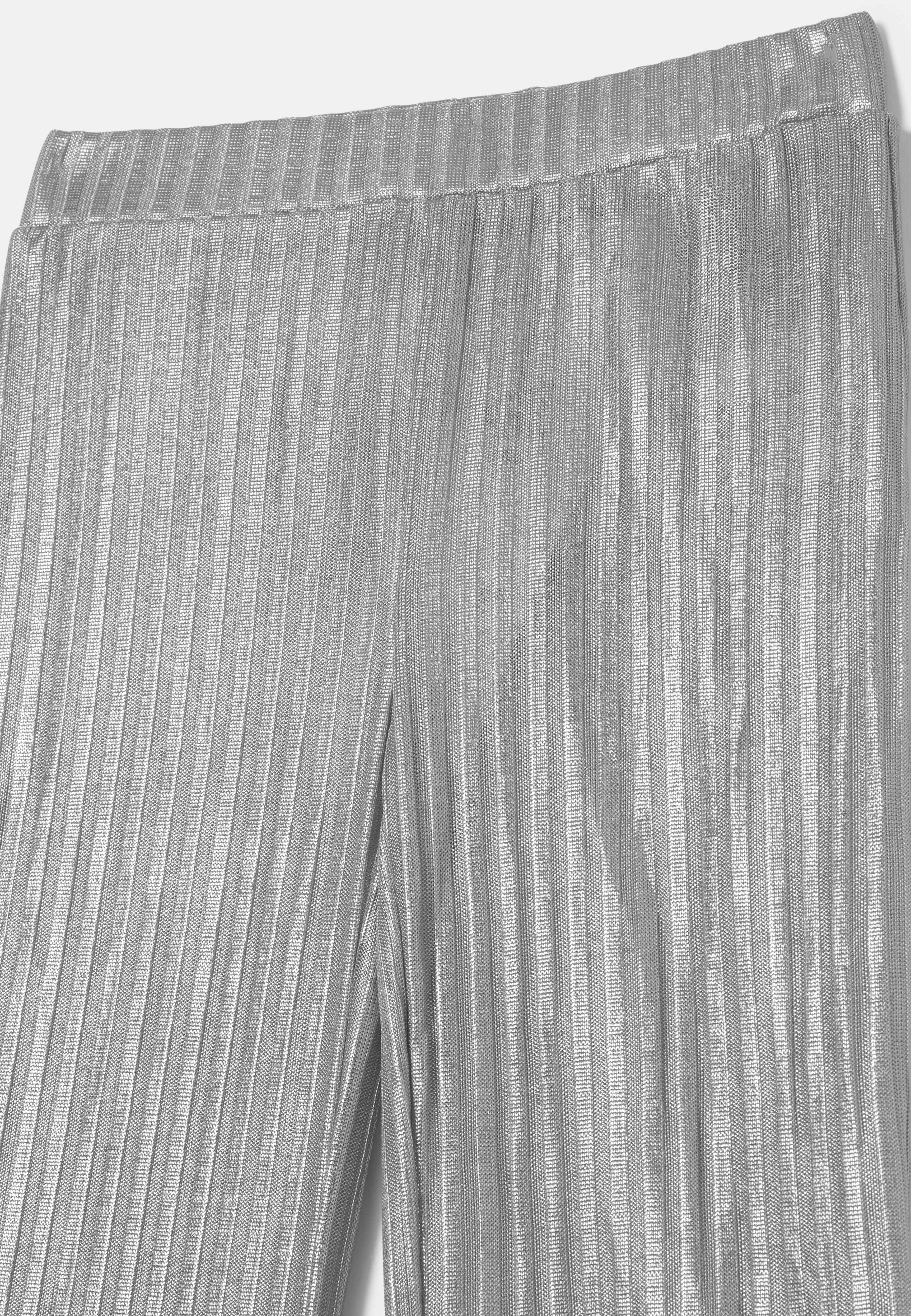 Glansiga leggings CELINE, från RIKIKI, i färgen Silver Blue. Klicka för att öppna bilden i stort format