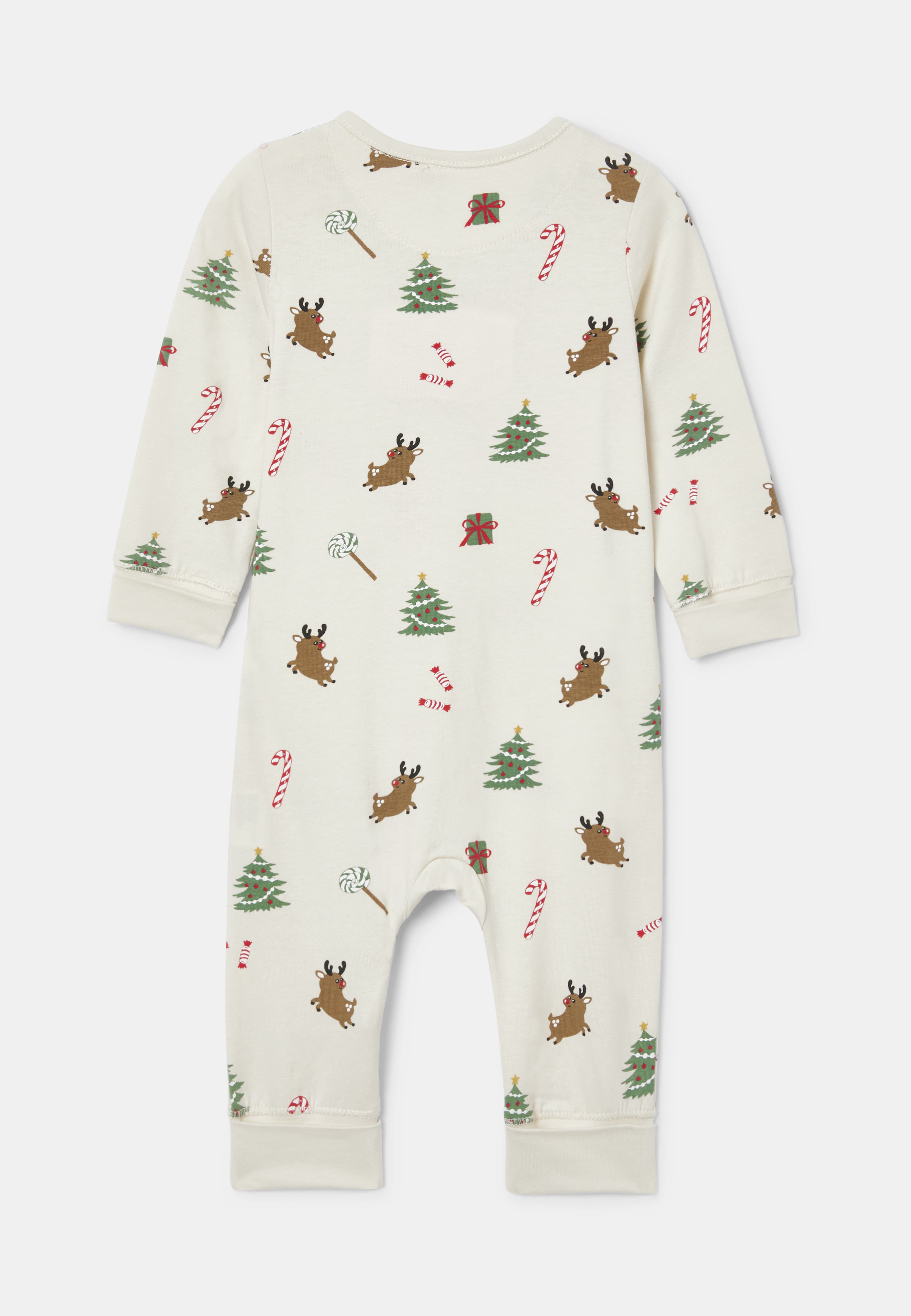 Pyjamas med dragkedja LONNIE, från Å KIDS, i färgen Aop. Klicka för att öppna bilden i stort format
