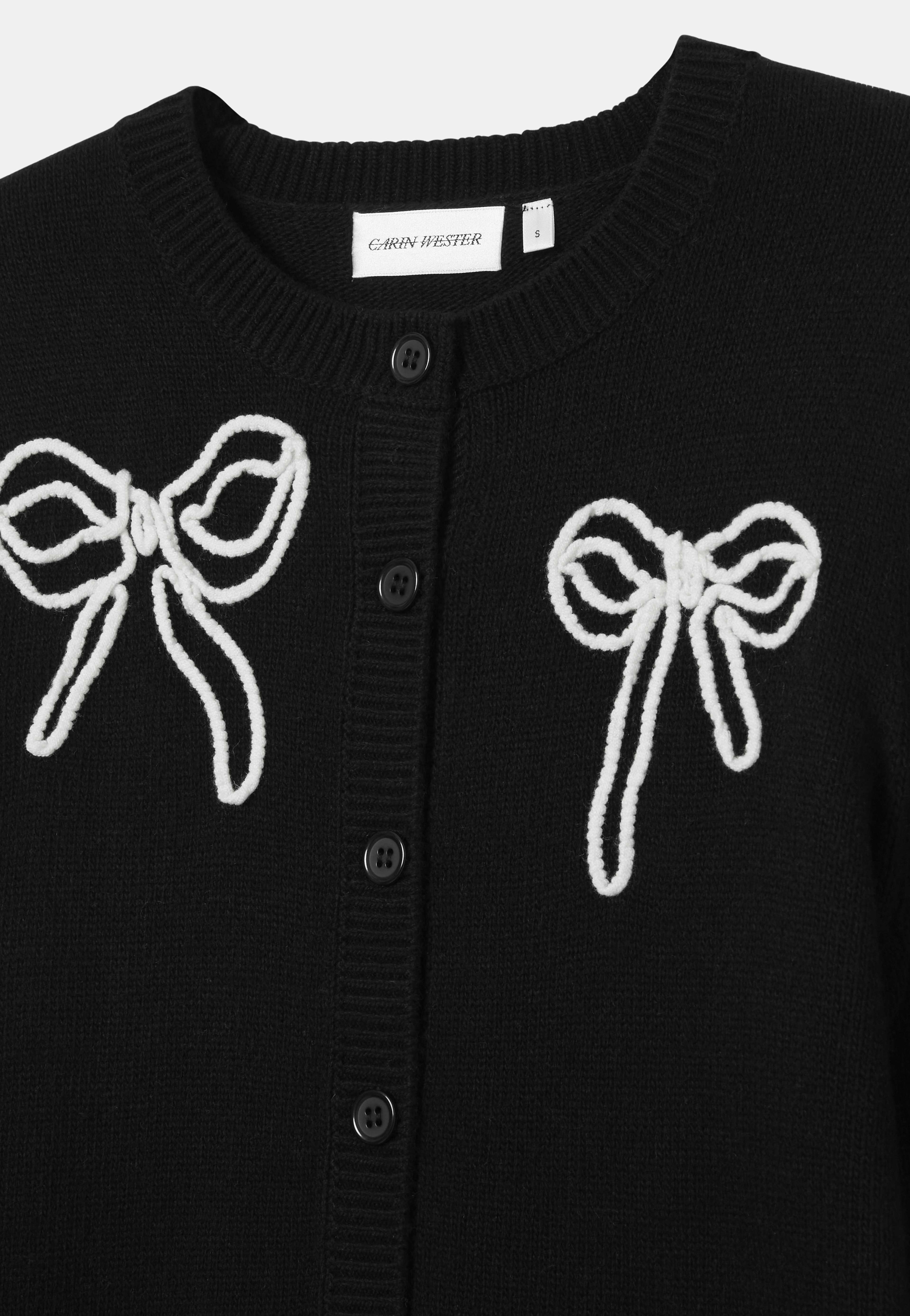 Cardigan med rosetter EBBIS