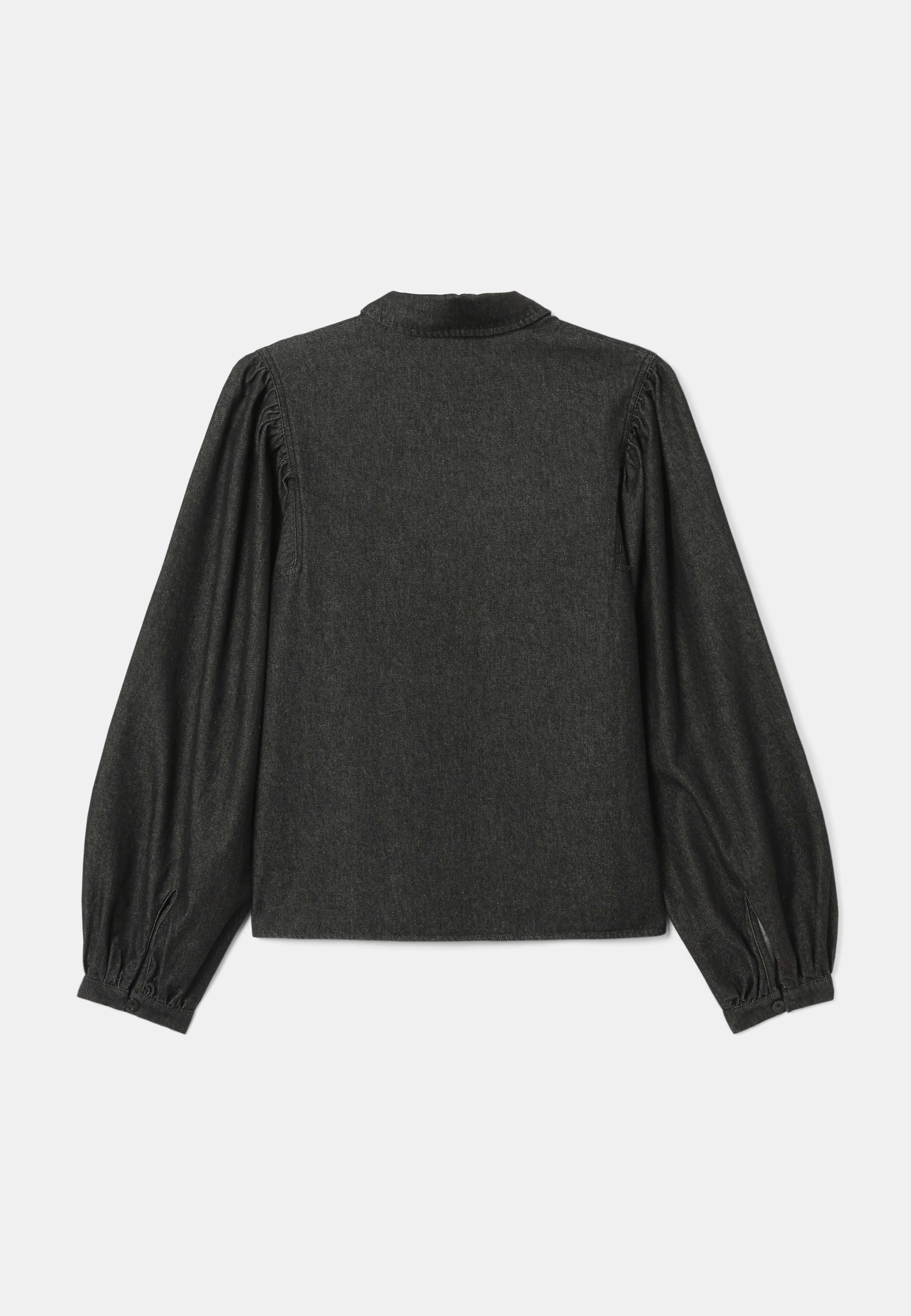 Jeansblus HALO, från Wera, i färgen Black. Klicka för att öppna bilden i stort format