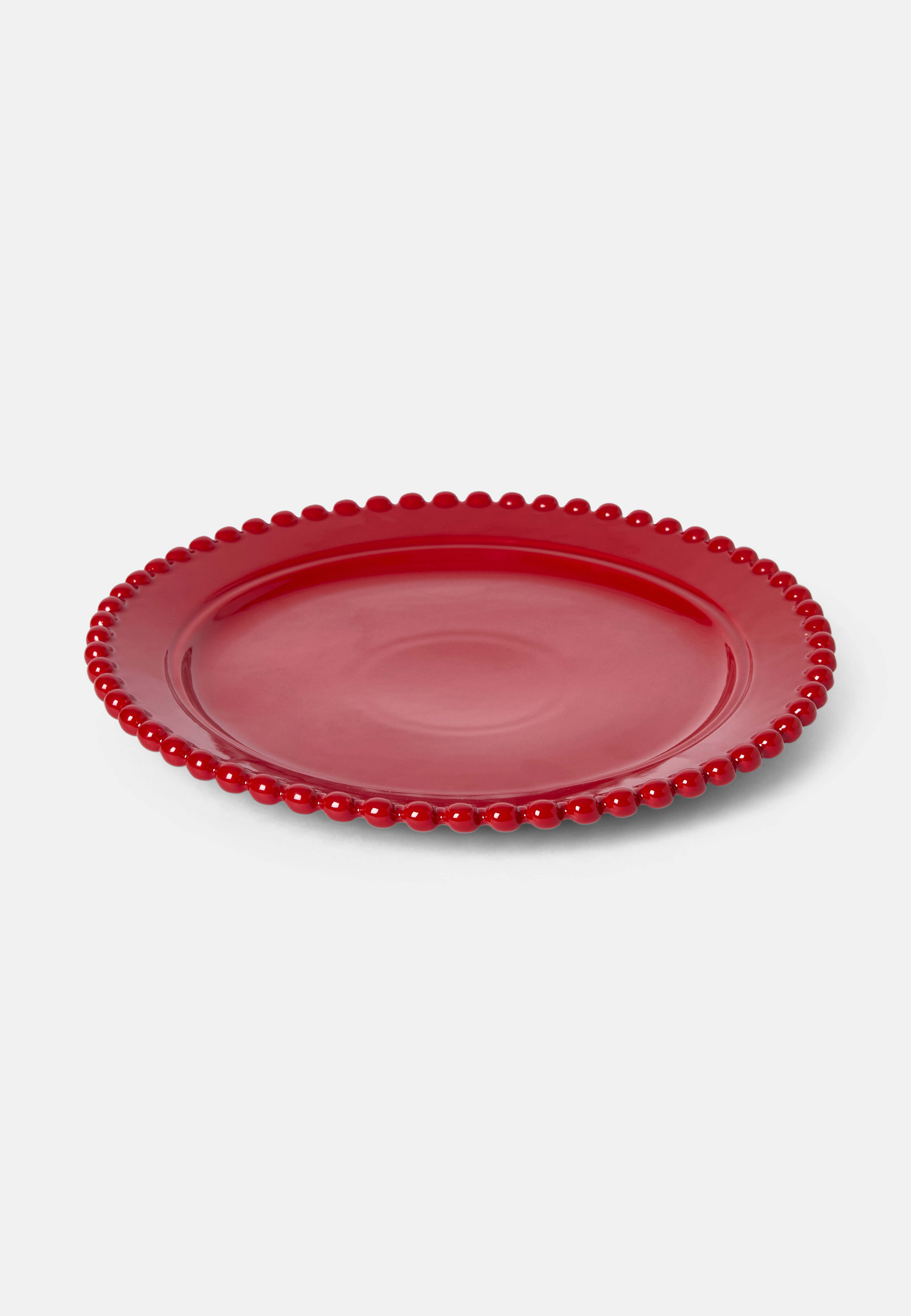 Tallrik POLLY 27 cm, från Åhléns Home, i färgen Red. Klicka för att öppna bilden i stort format