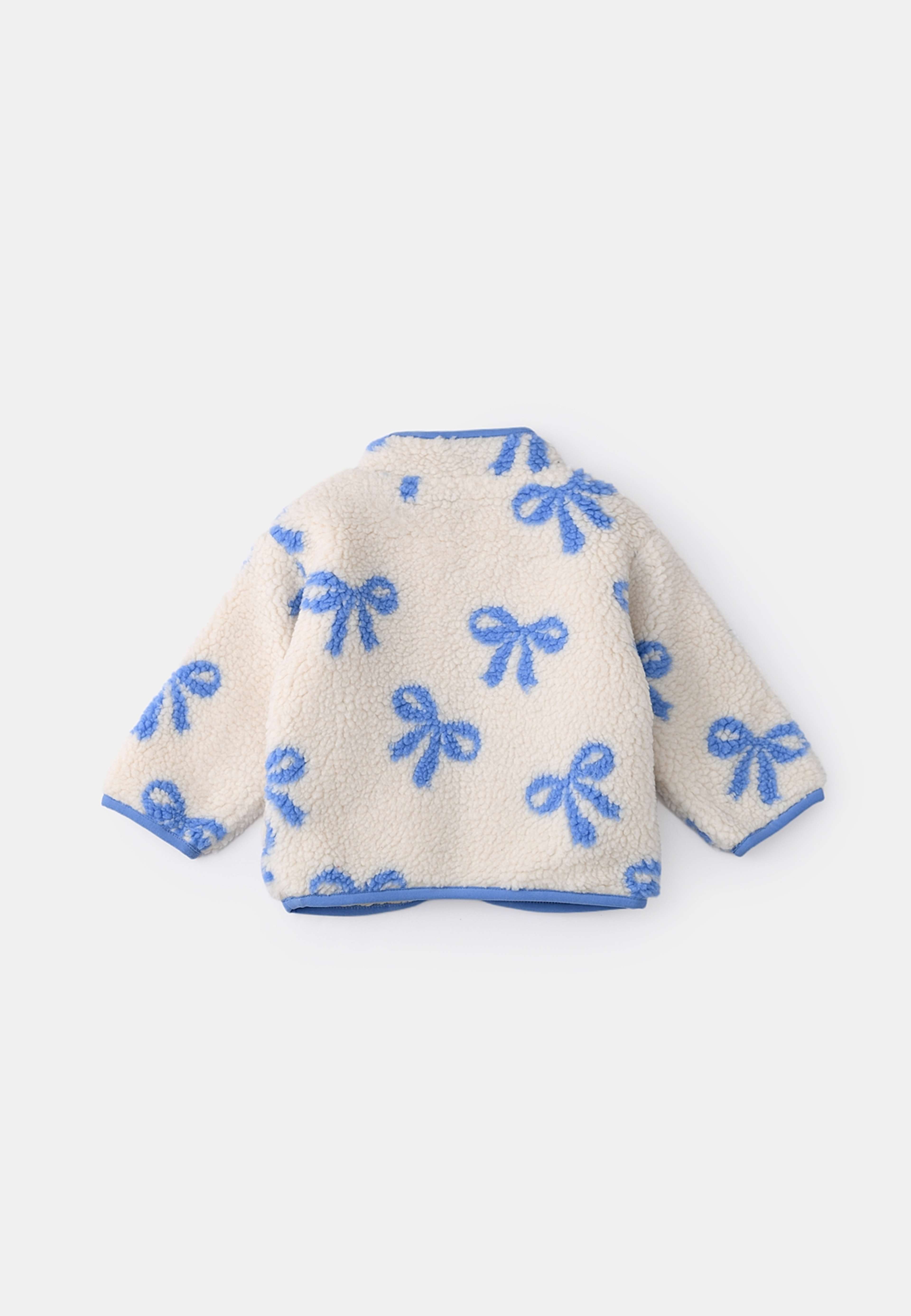 Fleecejacka baby CLAY, från RIKIKI, i färgen Blue. Klicka för att öppna bilden i stort format