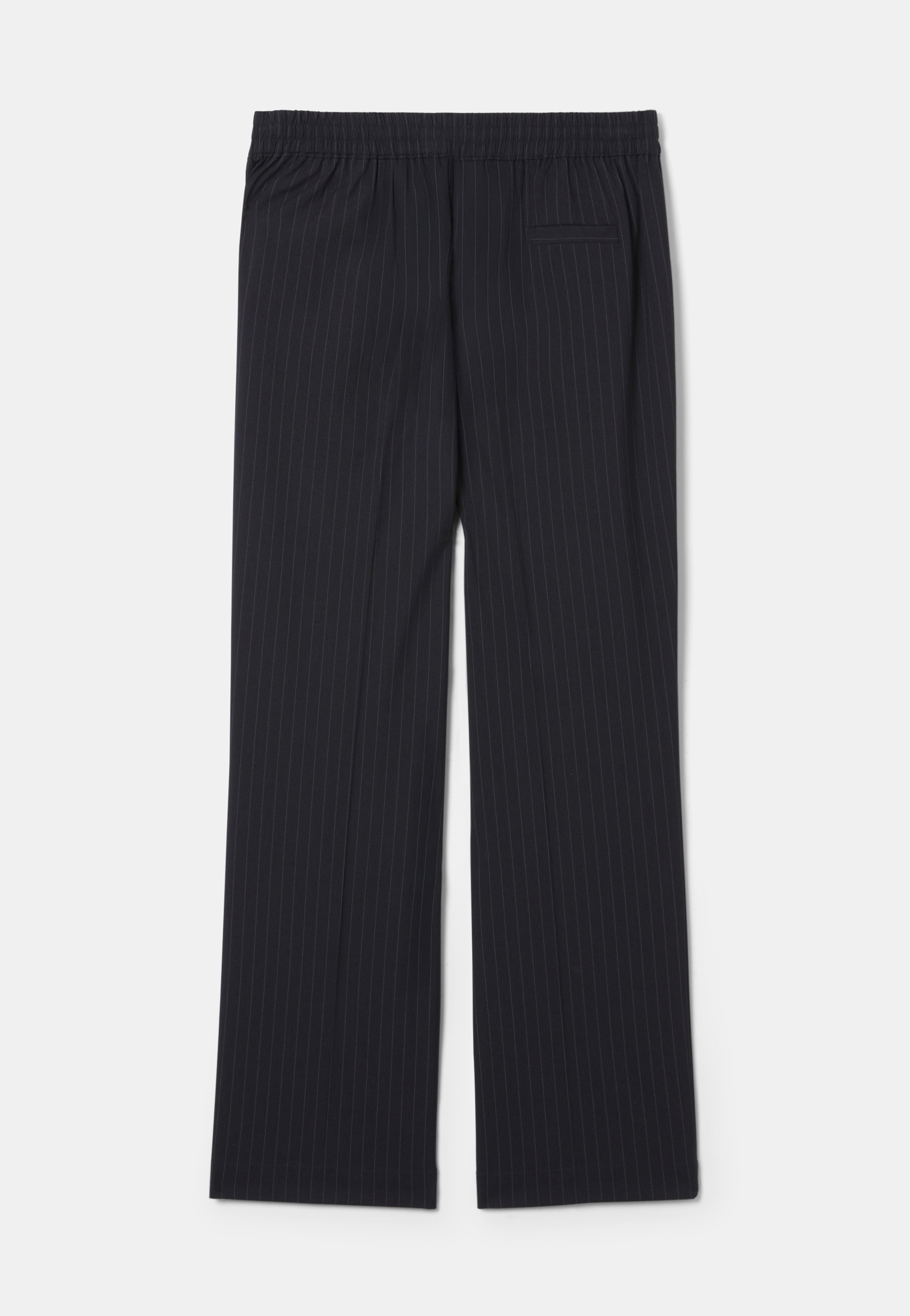 Pull on-byxor BROR, från NORVIE, i färgen Navy Stripe. Klicka för att öppna bilden i stort format