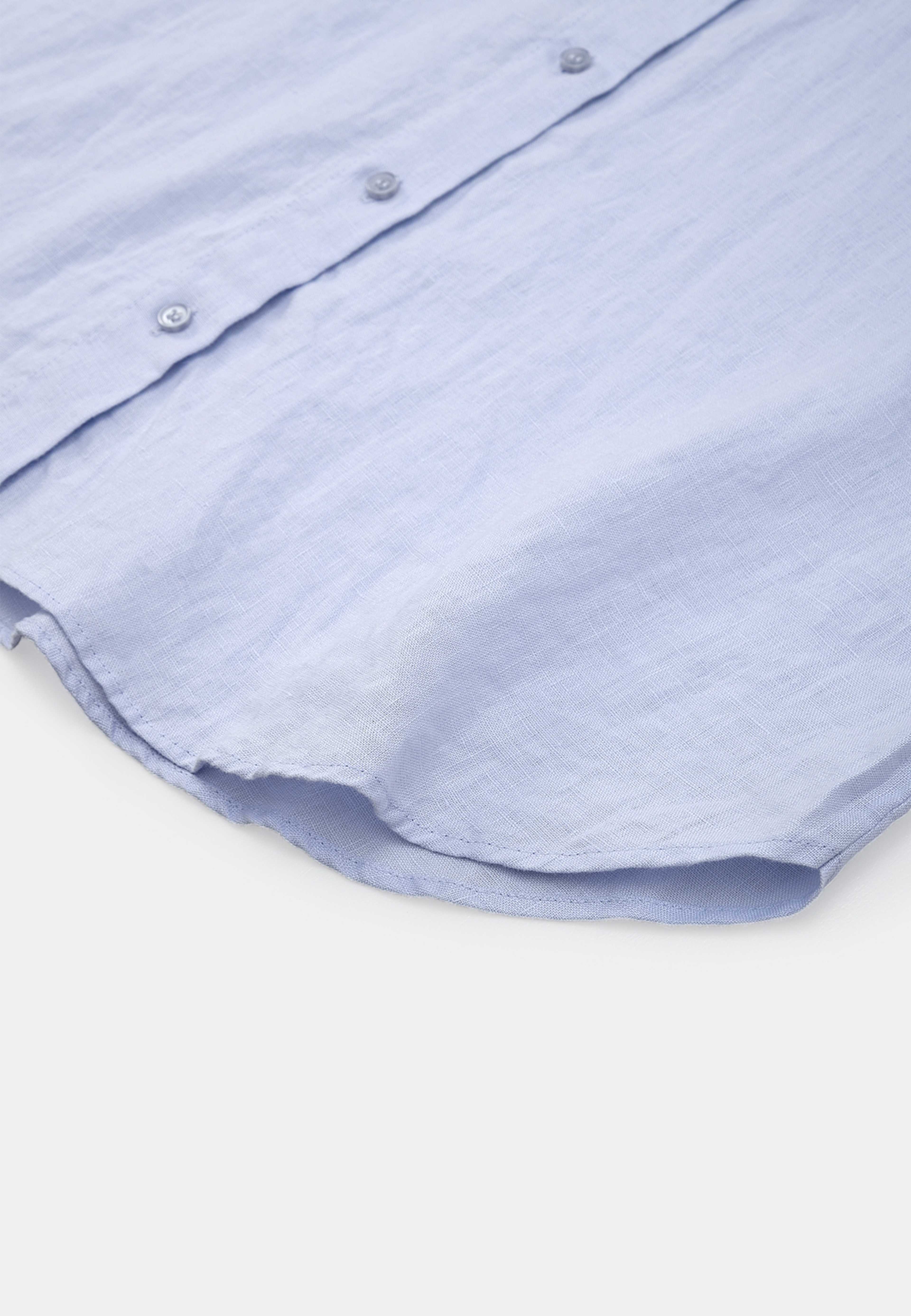 Linneblus med holkärm SABINA, från Wera, i färgen Blue. Klicka för att öppna bilden i stort format