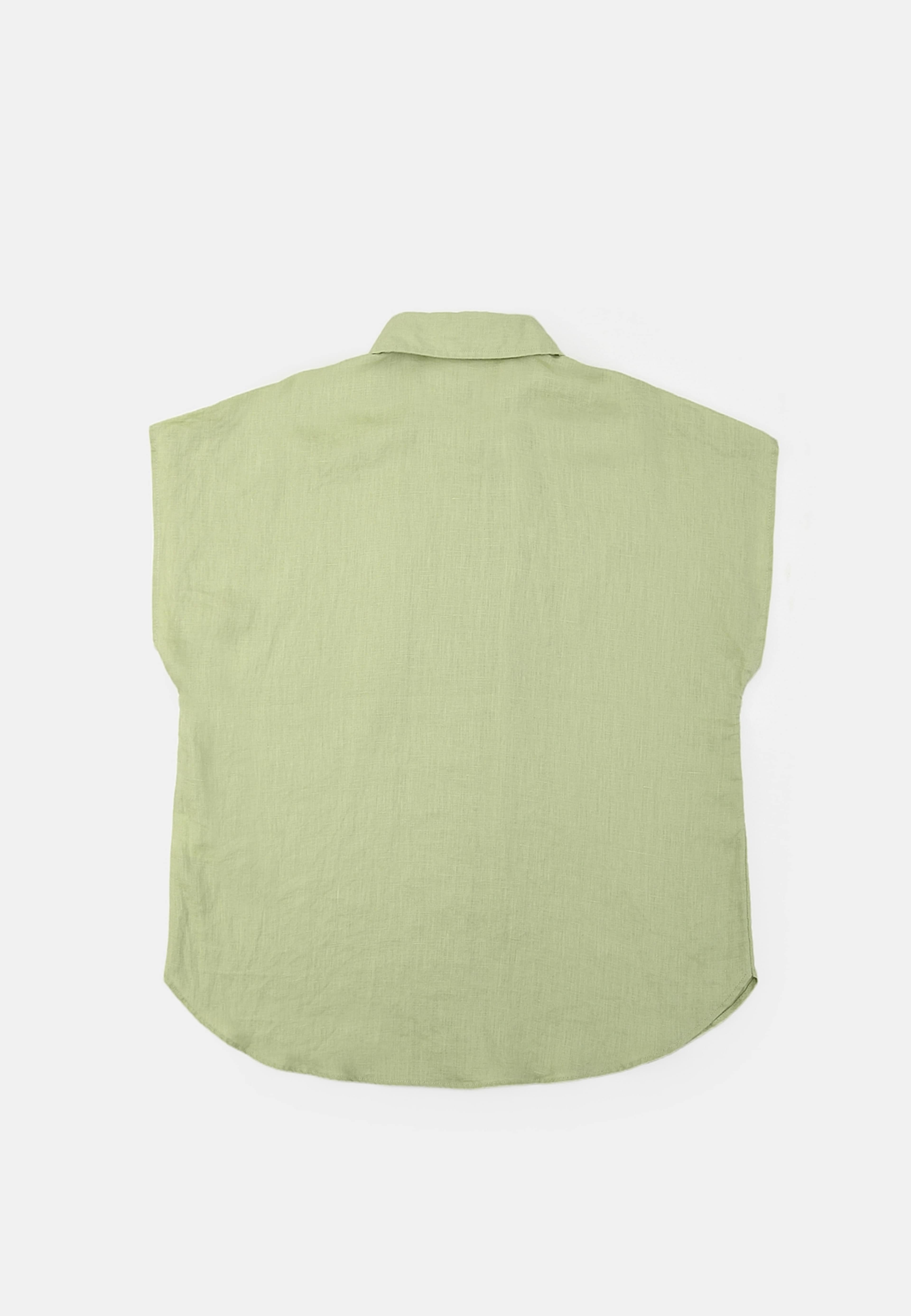 Linneblus med holkärm SABINA, från Wera, i färgen Light Green. Klicka för att öppna bilden i stort format