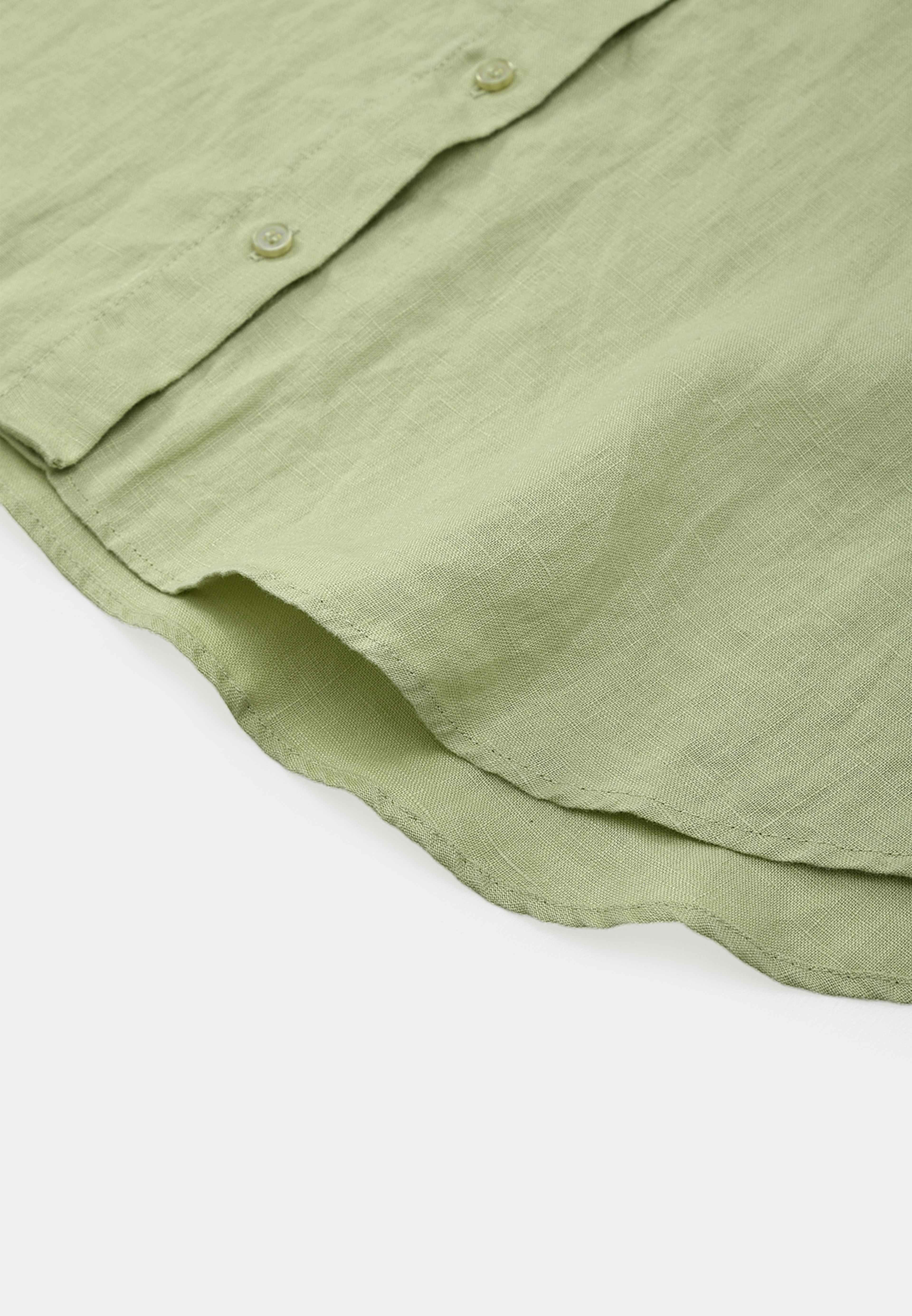 Linneblus med holkärm SABINA, från Wera, i färgen Light Green. Klicka för att öppna bilden i stort format