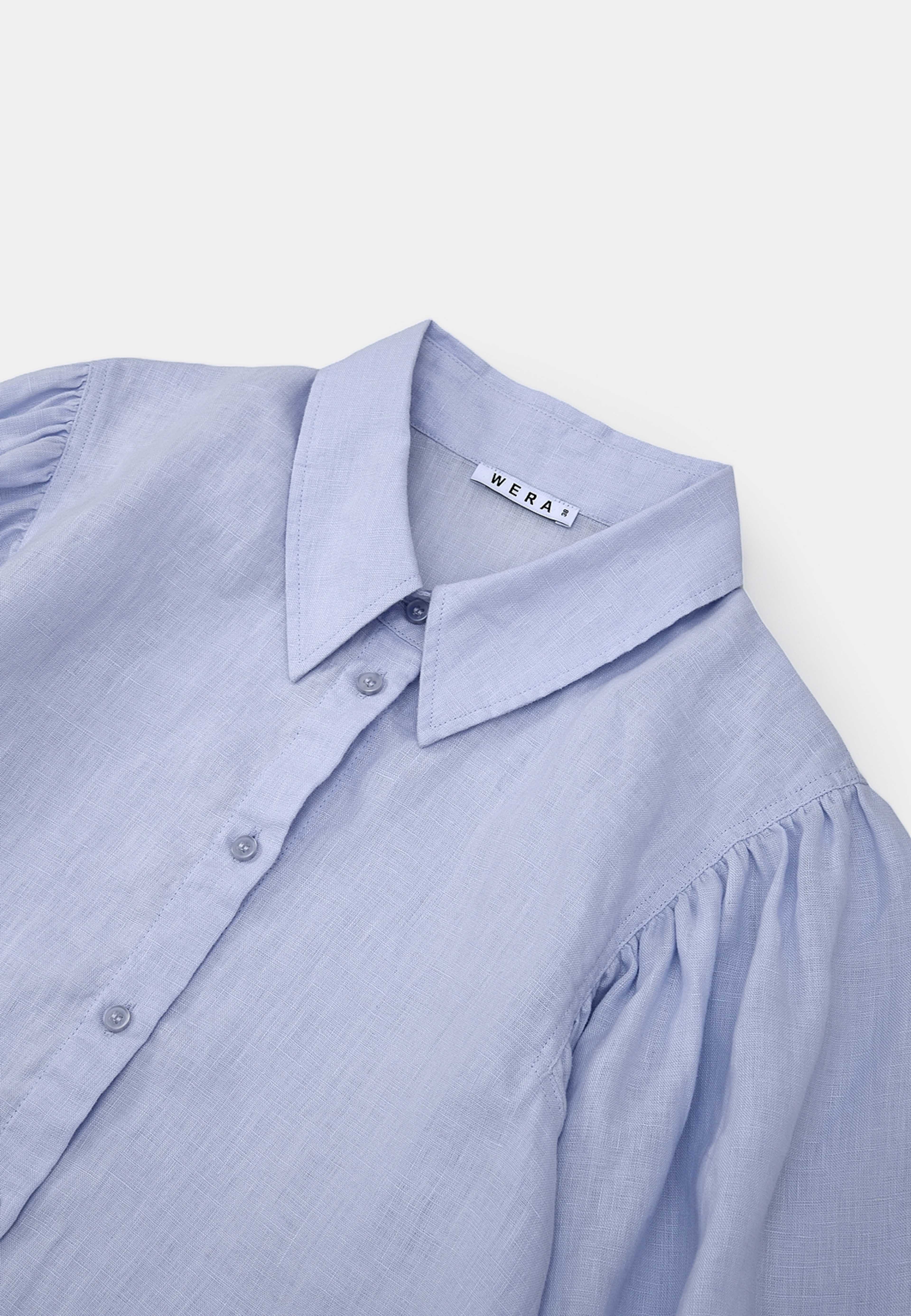 Linneblus TULIP, från Wera, i färgen Blue. Klicka för att öppna bilden i stort format