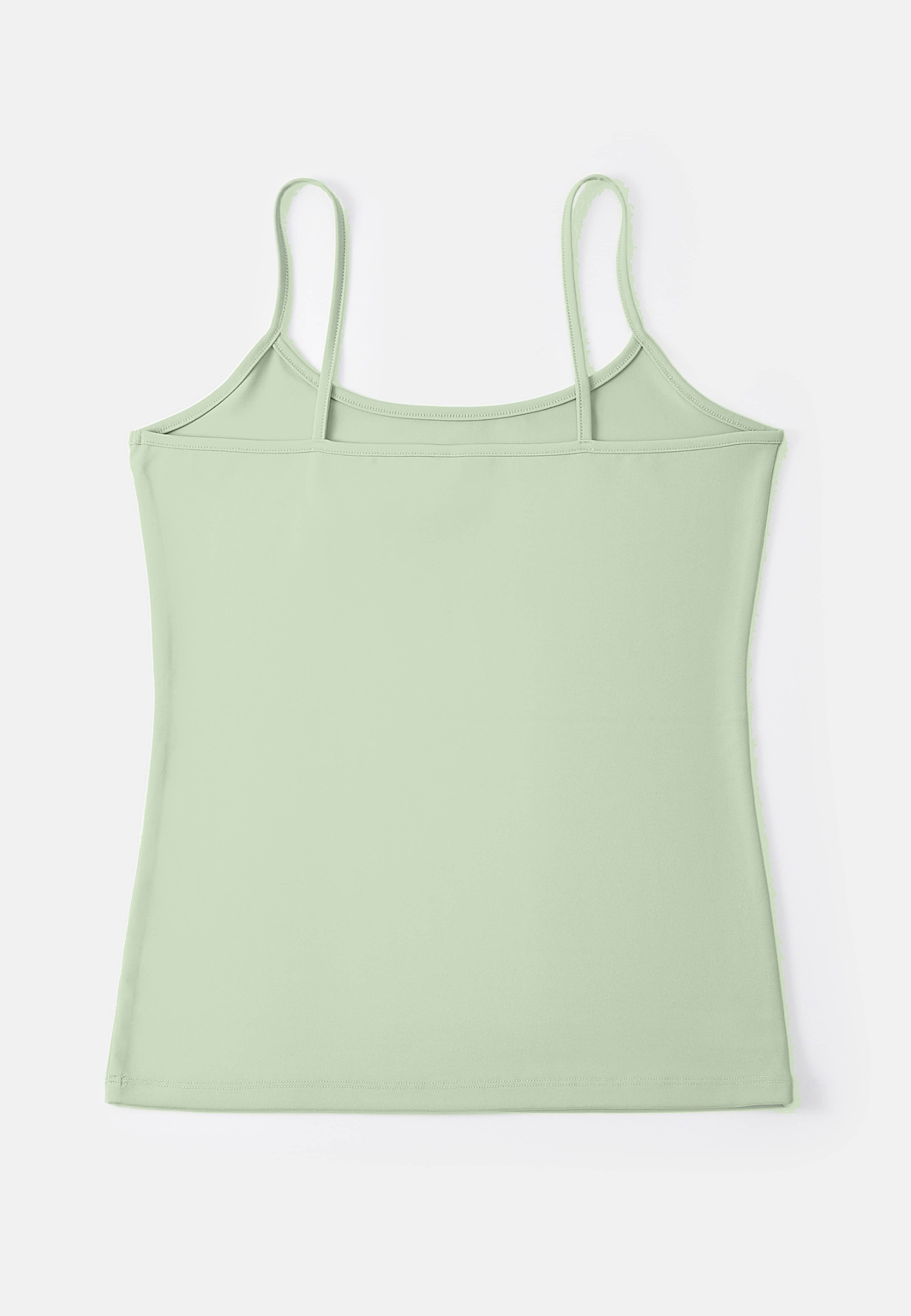 Baslinne i mikrofiber SARA, från Å WOMAN, i färgen Light Green. Klicka för att öppna bilden i stort format