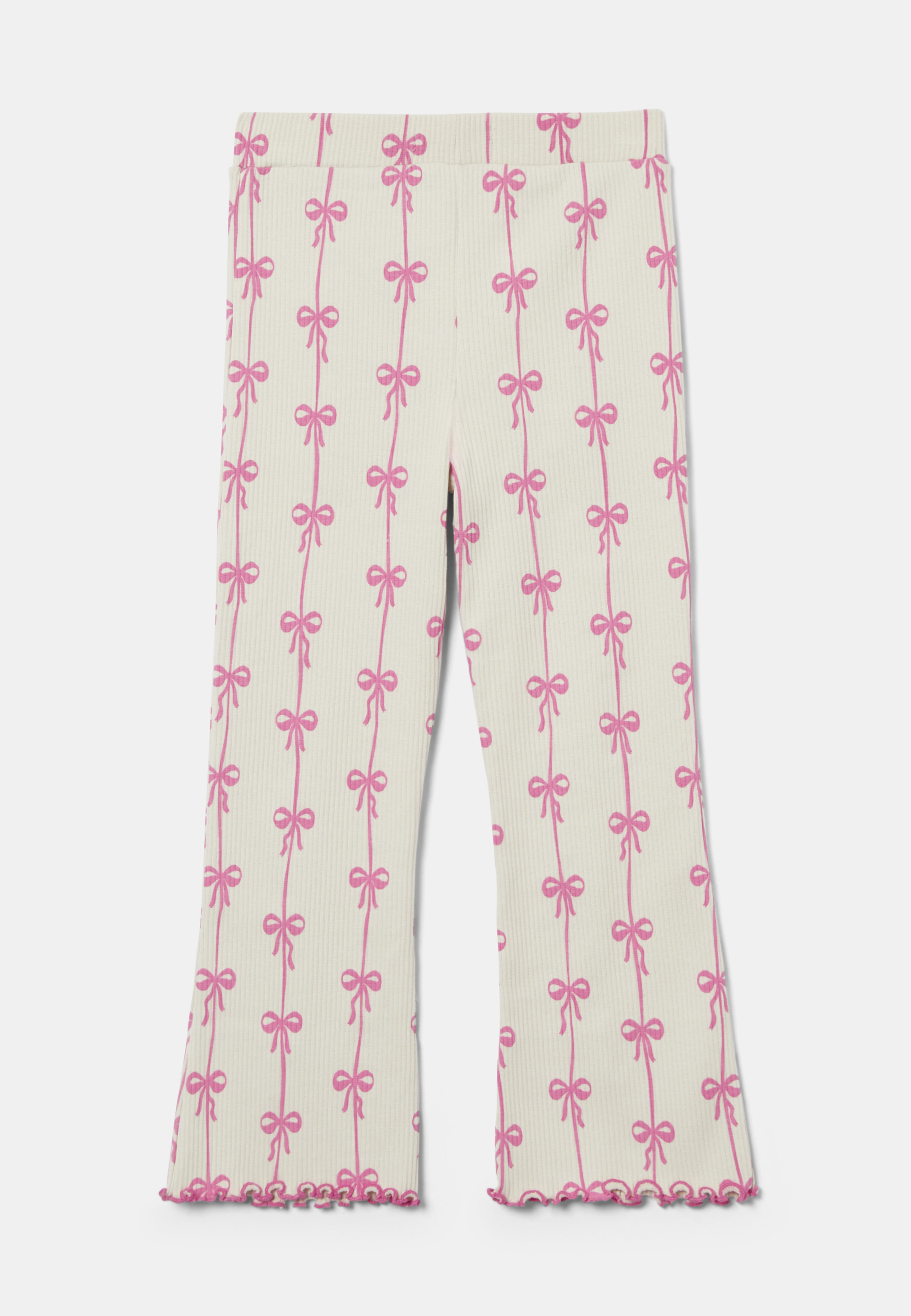 Utsvängda leggings ALBA, från RIKIKI, i färgen Pink Bow. Klicka för att öppna bilden i stort format