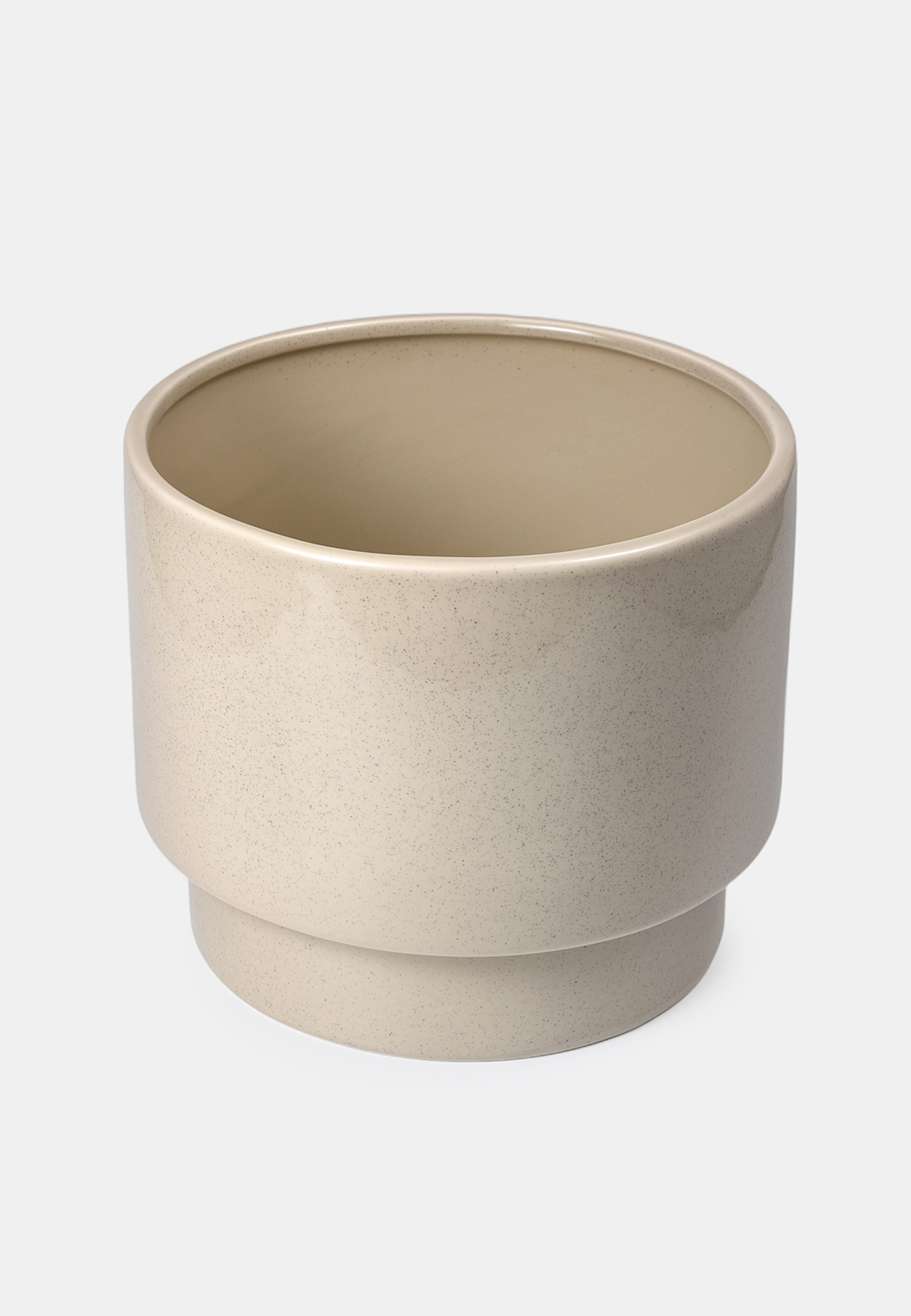 Kruka SPECKLED 20 cm, från Åhléns Home, i färgen Beige. Klicka för att öppna bilden i stort format