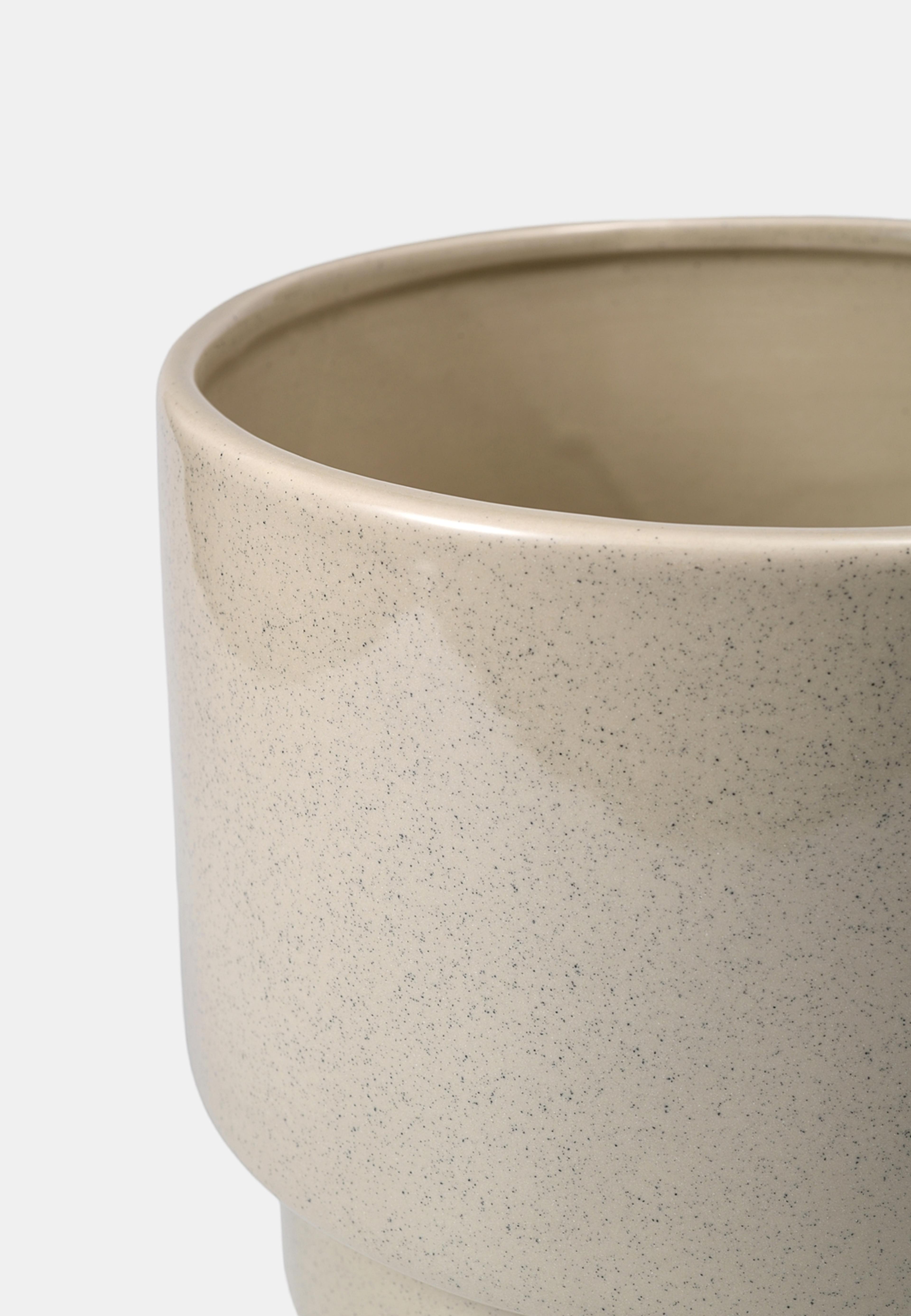 Kruka SPECKLED 20 cm, från Åhléns Home, i färgen Beige. Klicka för att öppna bilden i stort format