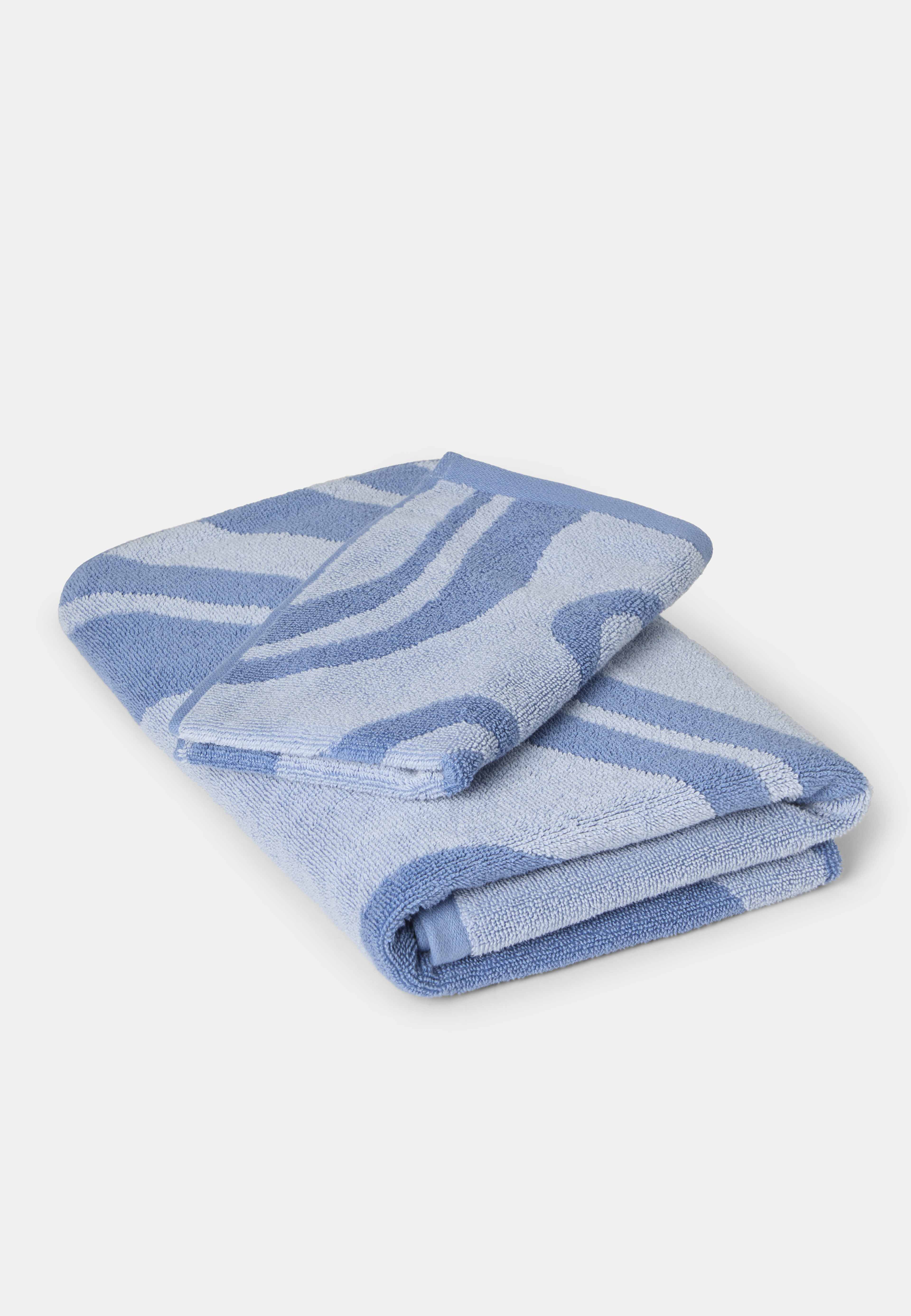 Handduk LOVA 70x140 cm, från Åhléns Home, i färgen Blue. Klicka för att öppna bilden i stort format