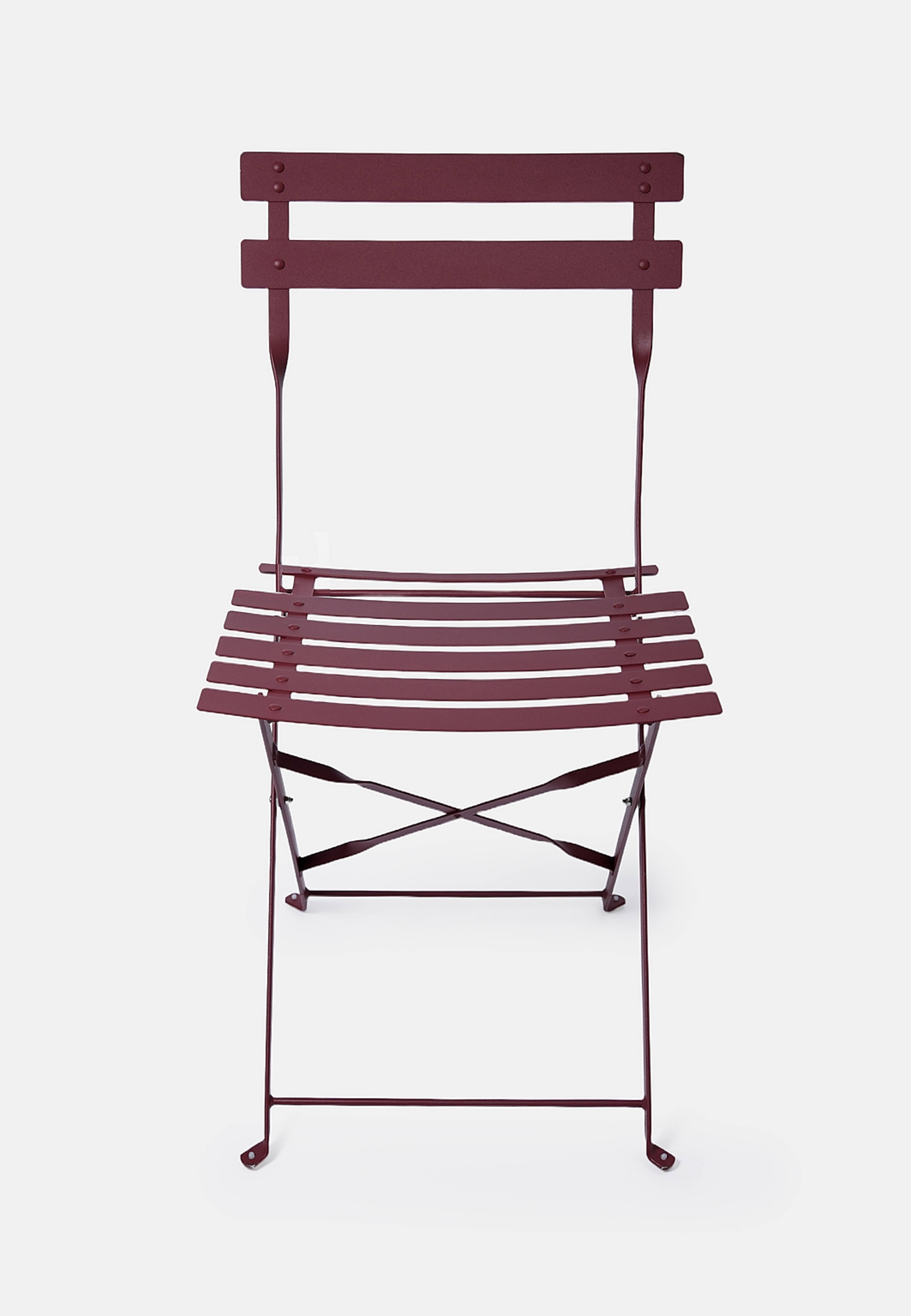 Stol för utomhusbruk STRADA, från Åhléns Home, i färgen Burgundy. Klicka för att öppna bilden i stort format