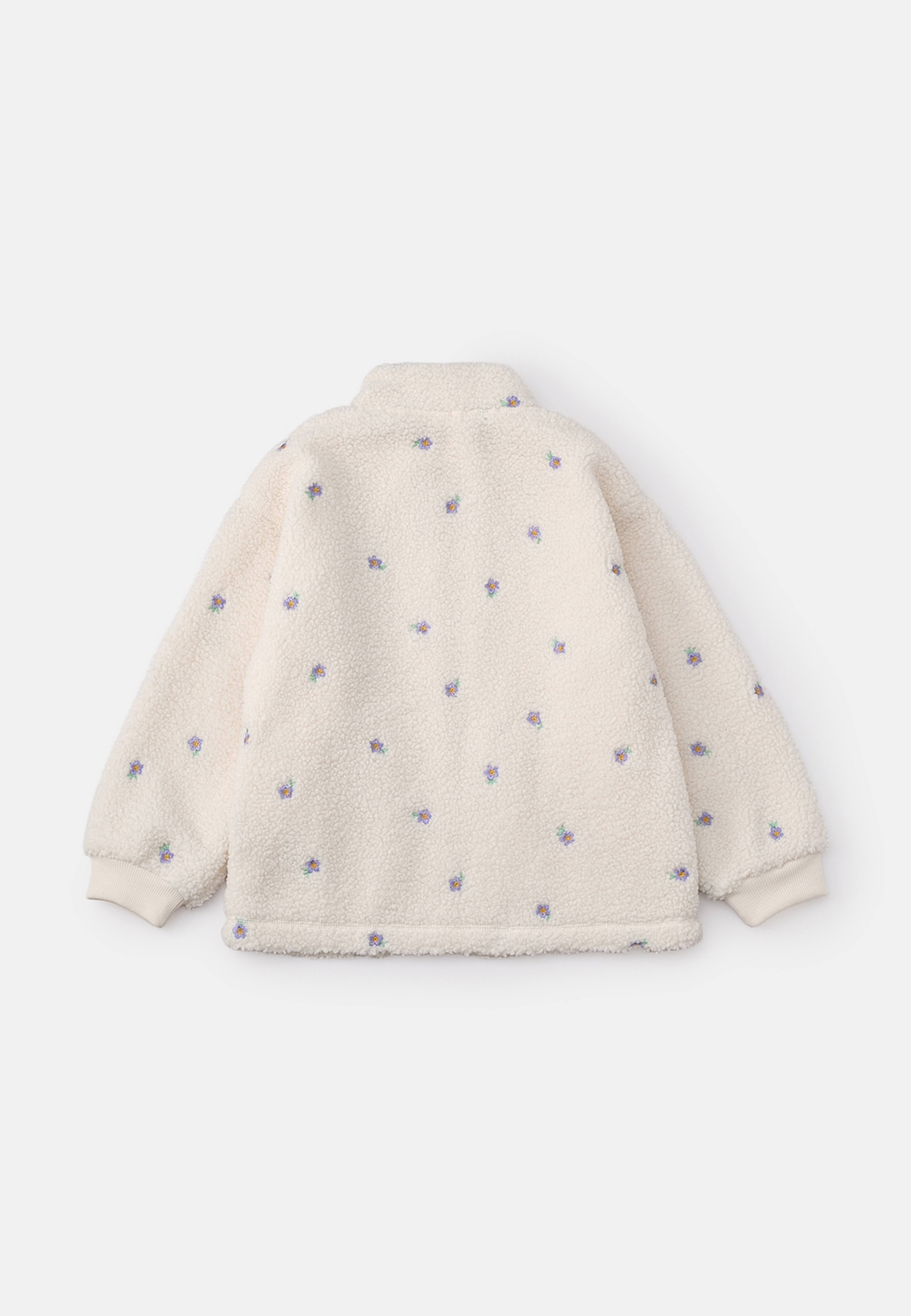 Fleecejacka HEATHER, från RIKIKI, i färgen Flower. Klicka för att öppna bilden i stort format