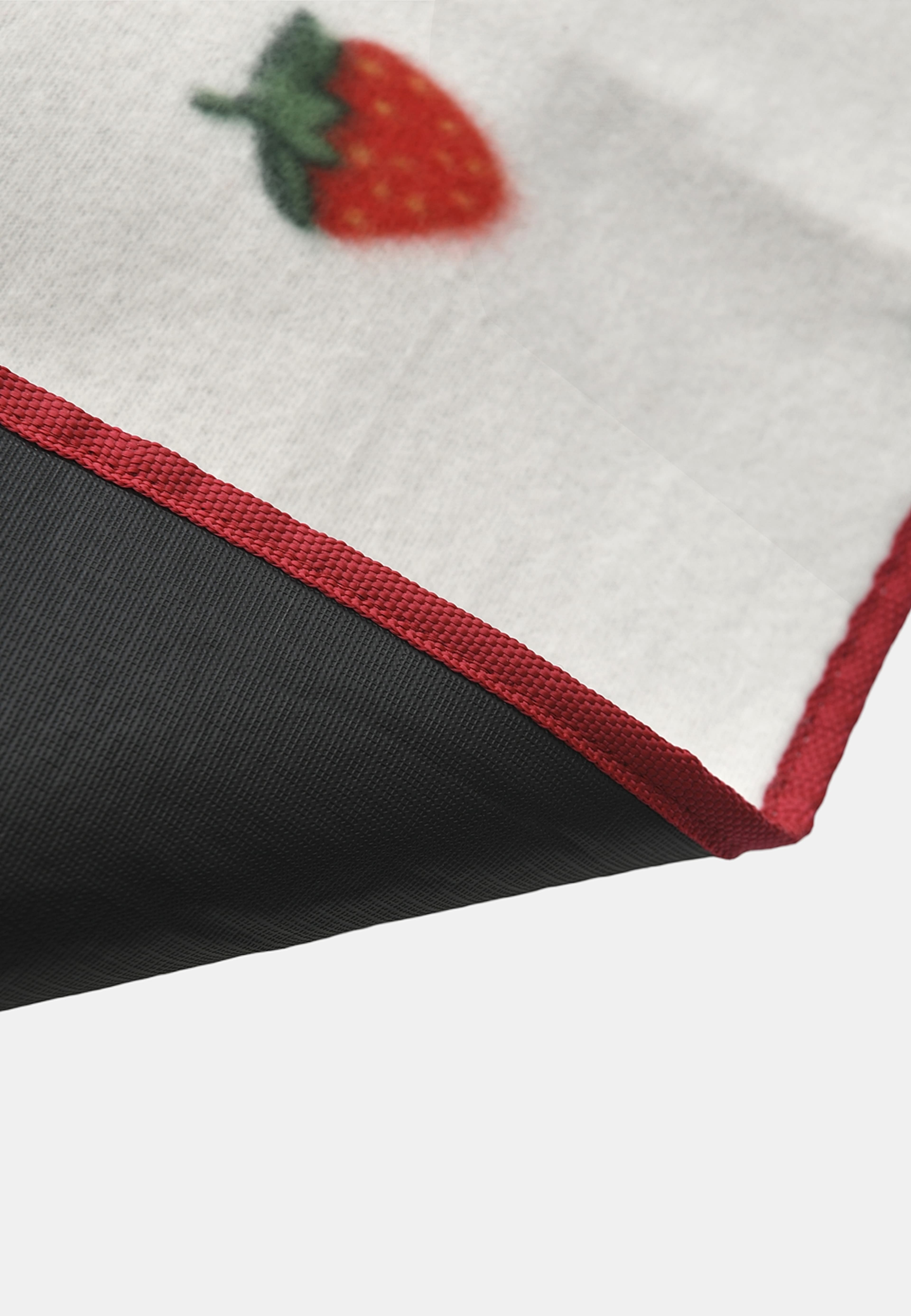 Picknickfilt med handtag STRAWBERRY 120x150 cm, från Åhléns Home, i färgen Off White. Klicka för att öppna bilden i stort format