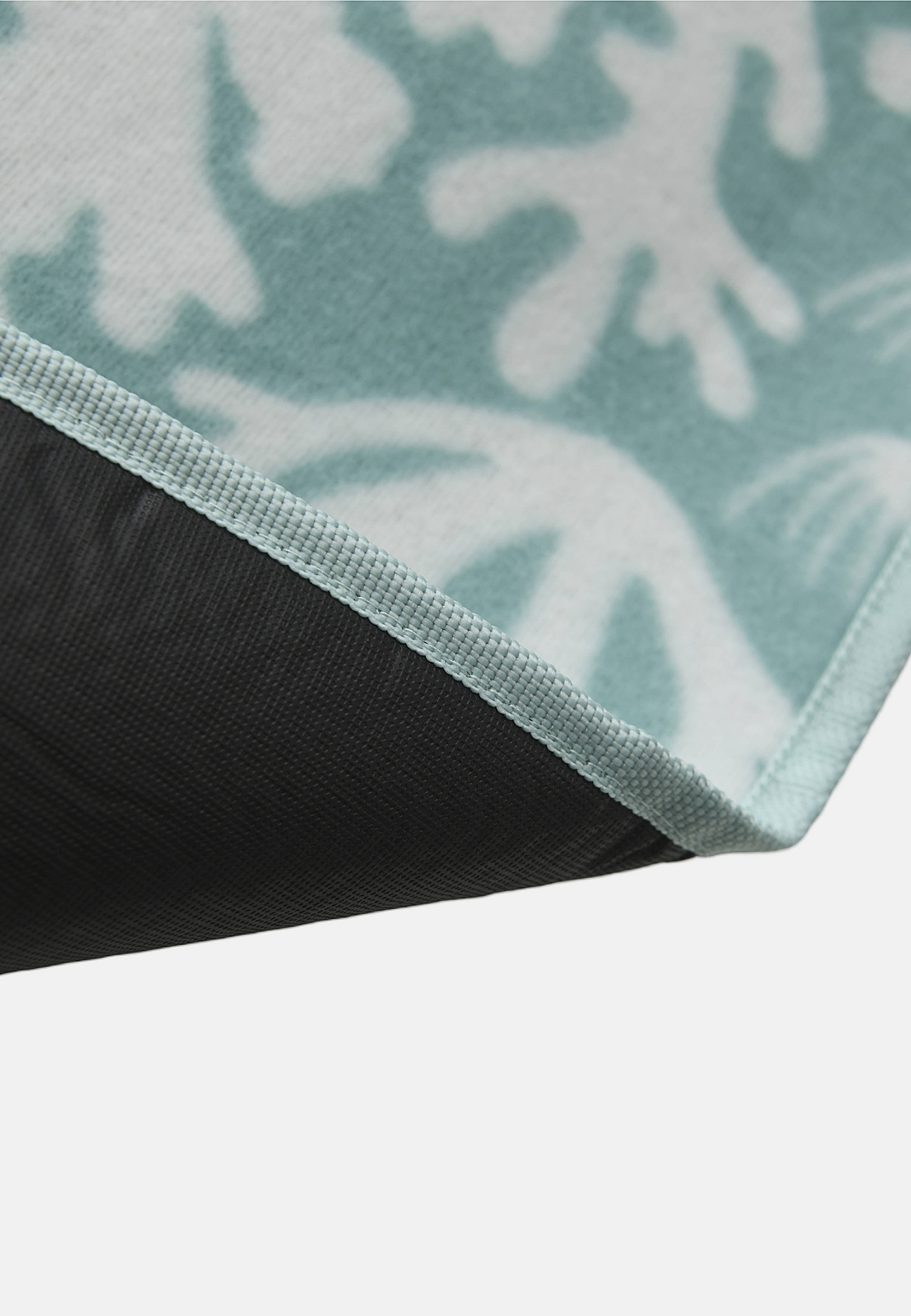 Picknickfilt med handtag CORAL 120x150 cm, från Åhléns Home, i färgen Turquoise. Klicka för att öppna bilden i stort format