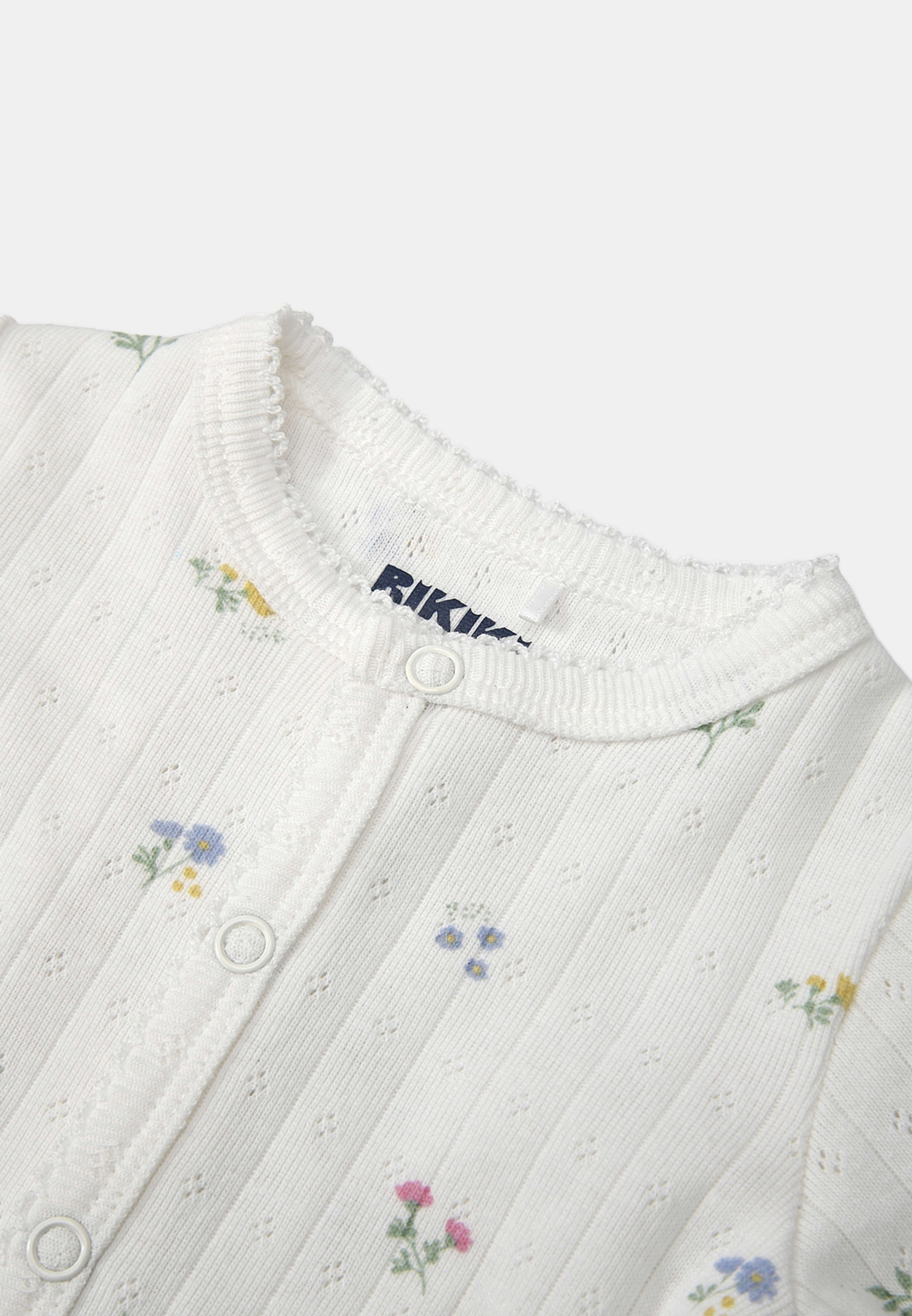 Pointellemönstrad pyjamas LUCY, från RIKIKI, i färgen Flower. Klicka för att öppna bilden i stort format