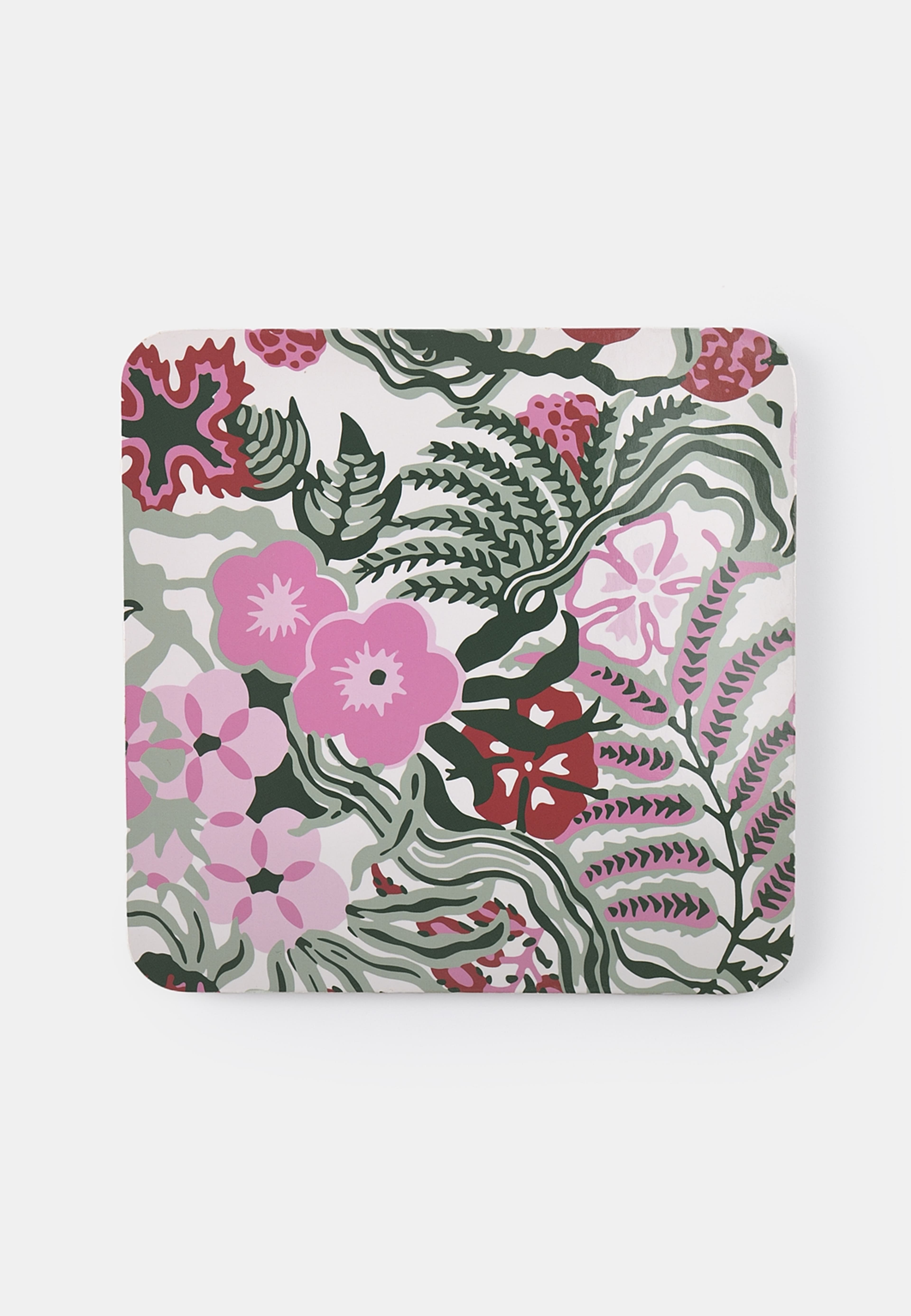 Glasunderlägg FLORETTE, 4-pack, från Åhléns Home, i färgen Multi Green. Klicka för att öppna bilden i stort format