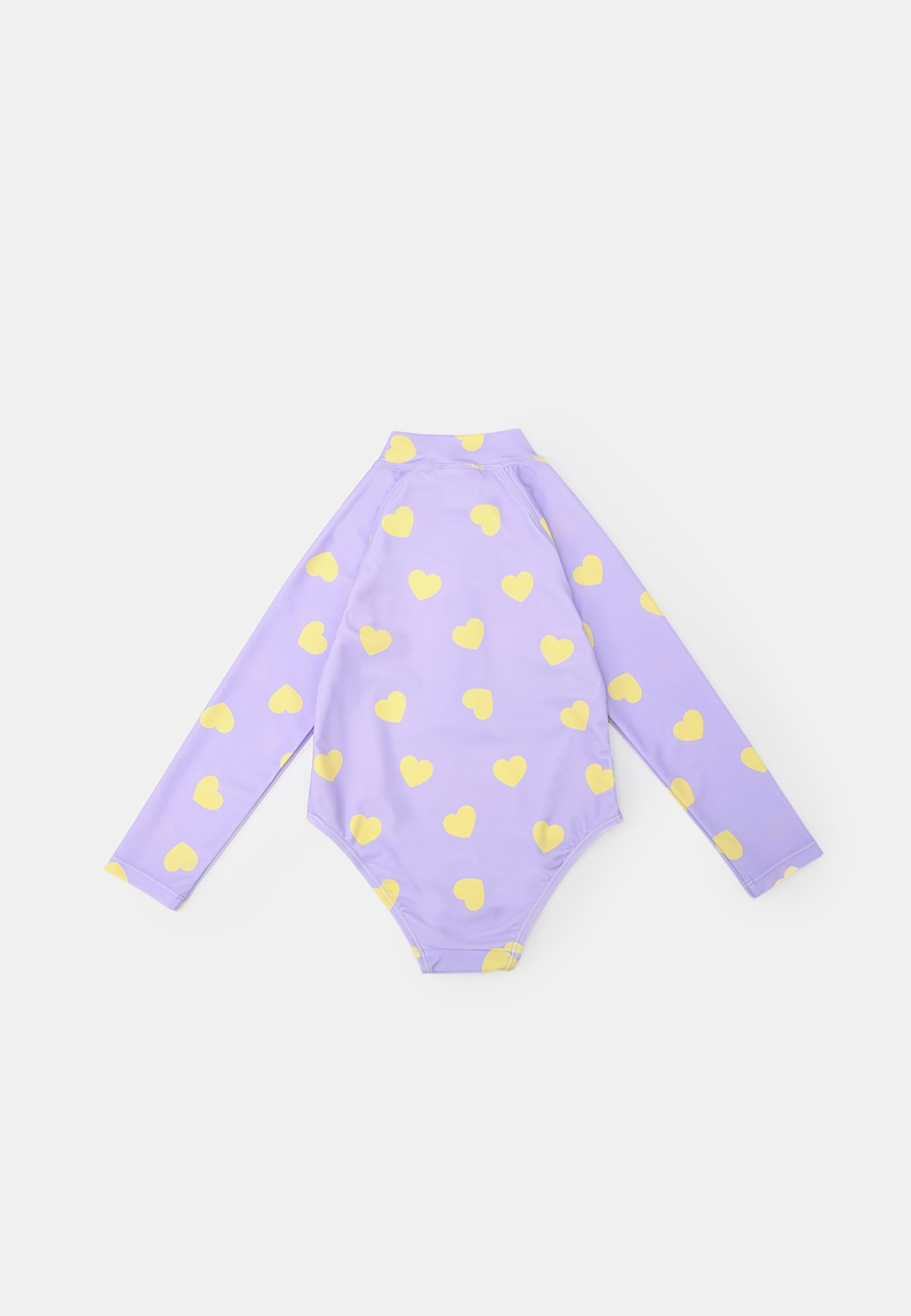 UV-baddräkt med lång ärm DAGNY, från RIKIKI, i färgen Purple Heart. Klicka för att öppna bilden i stort format