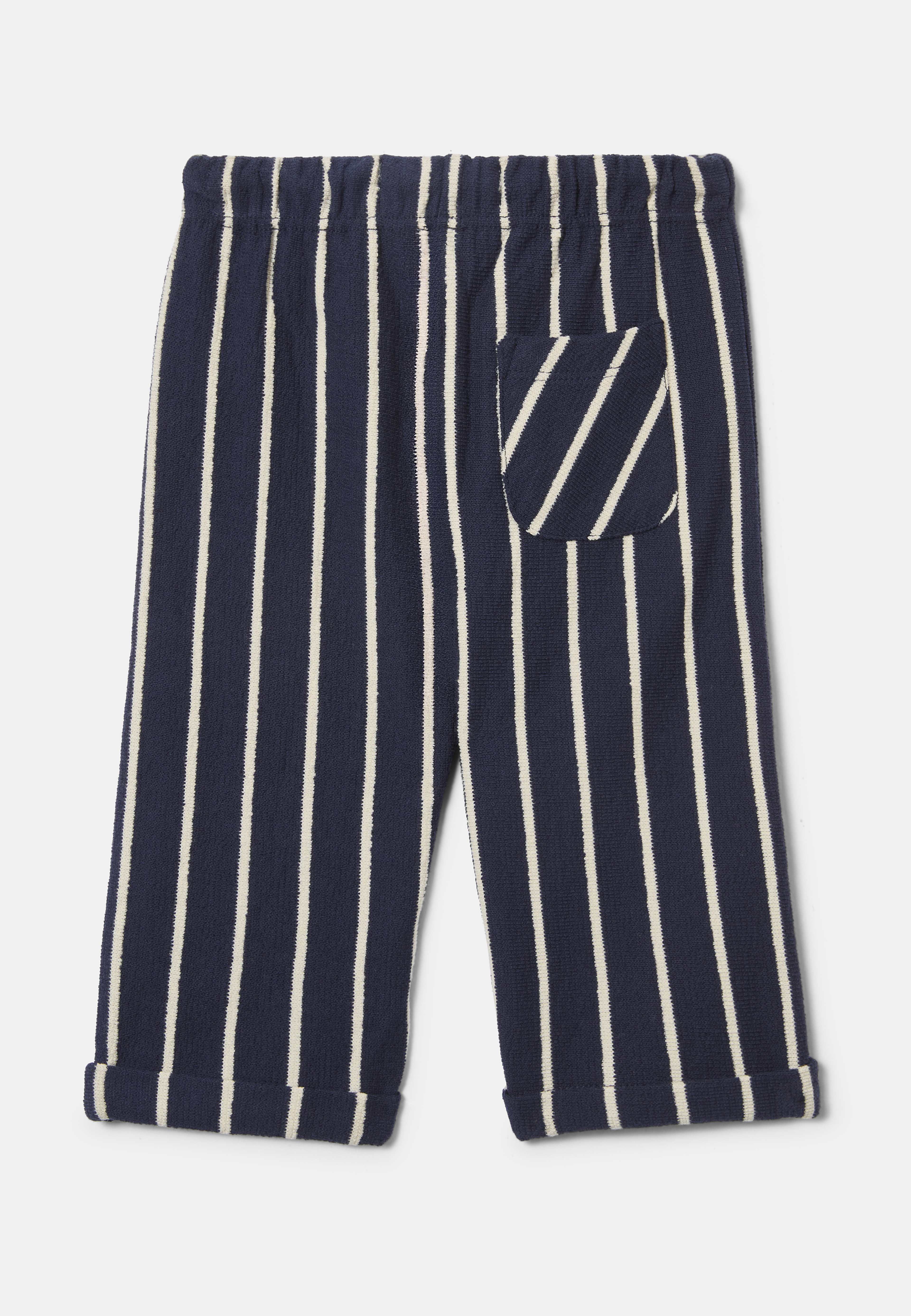 Byxor ETHAN, från RIKIKI, i färgen Navy. Klicka för att öppna bilden i stort format