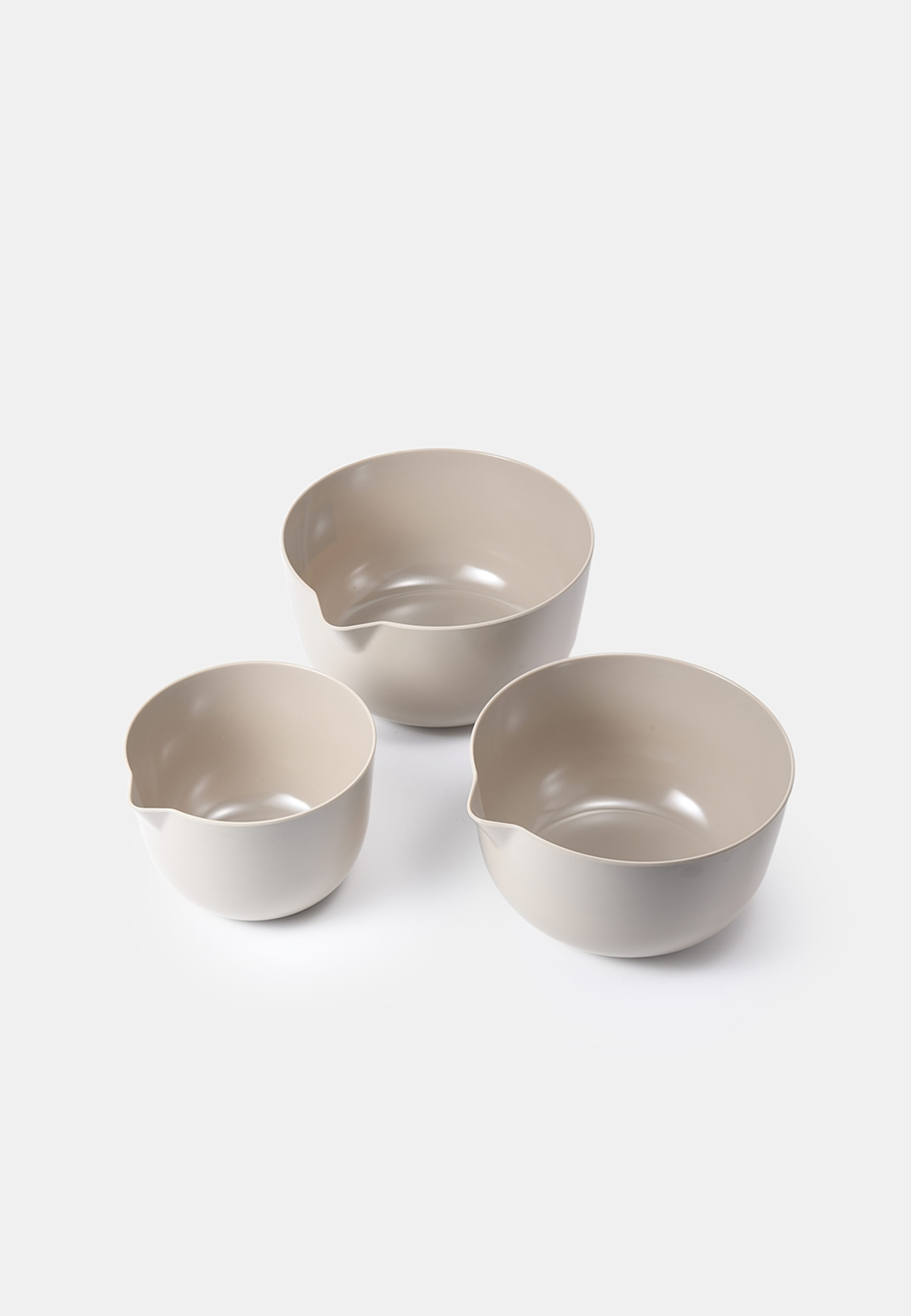 Skålset BISTRO, 3 delar, från Åhléns Home, i färgen Beige. Klicka för att öppna bilden i stort format