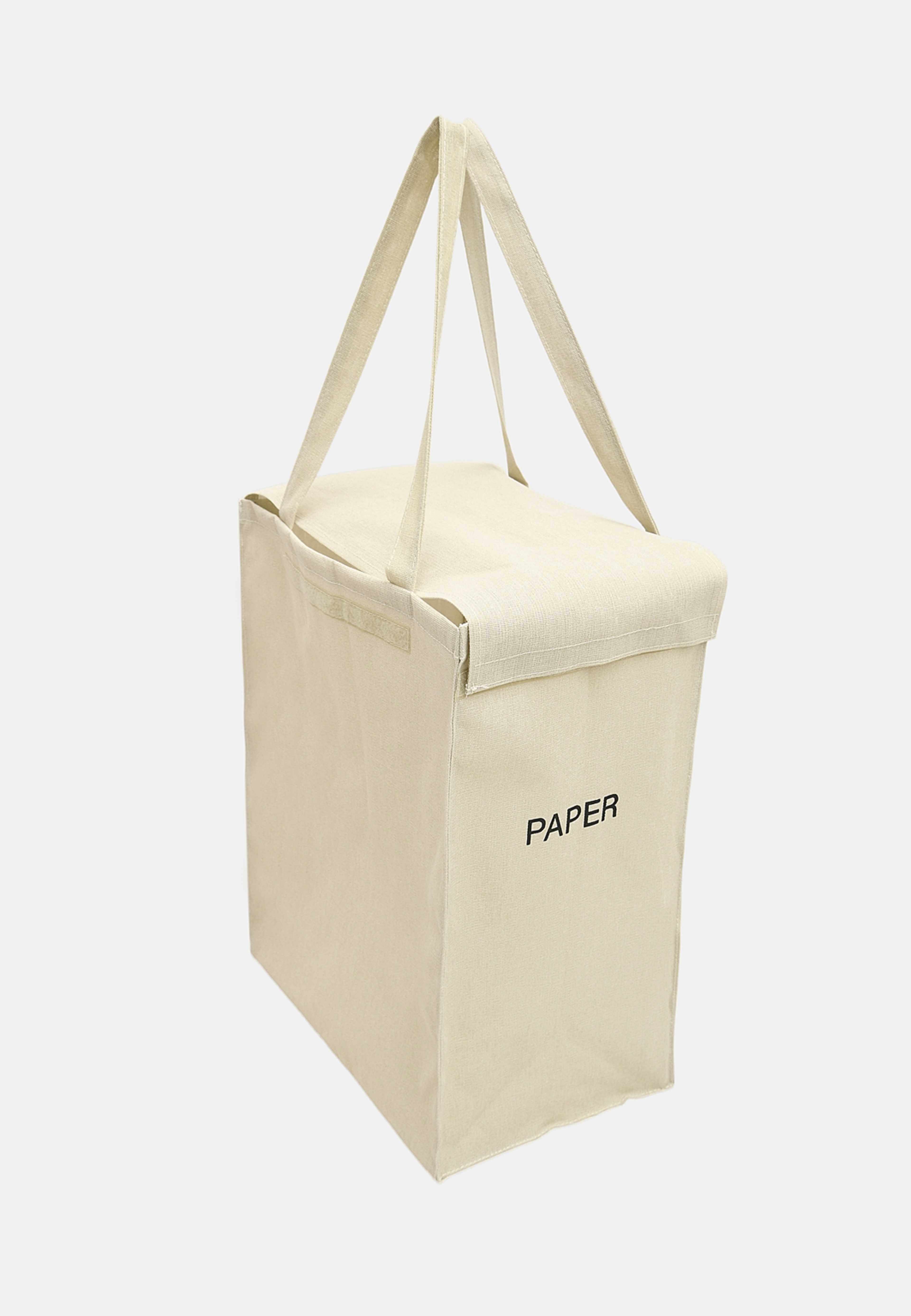 Förvaringspåsar med lock RECYCLE, 3-pack, från Åhléns Home, i färgen Beige Multi. Klicka för att öppna bilden i stort format