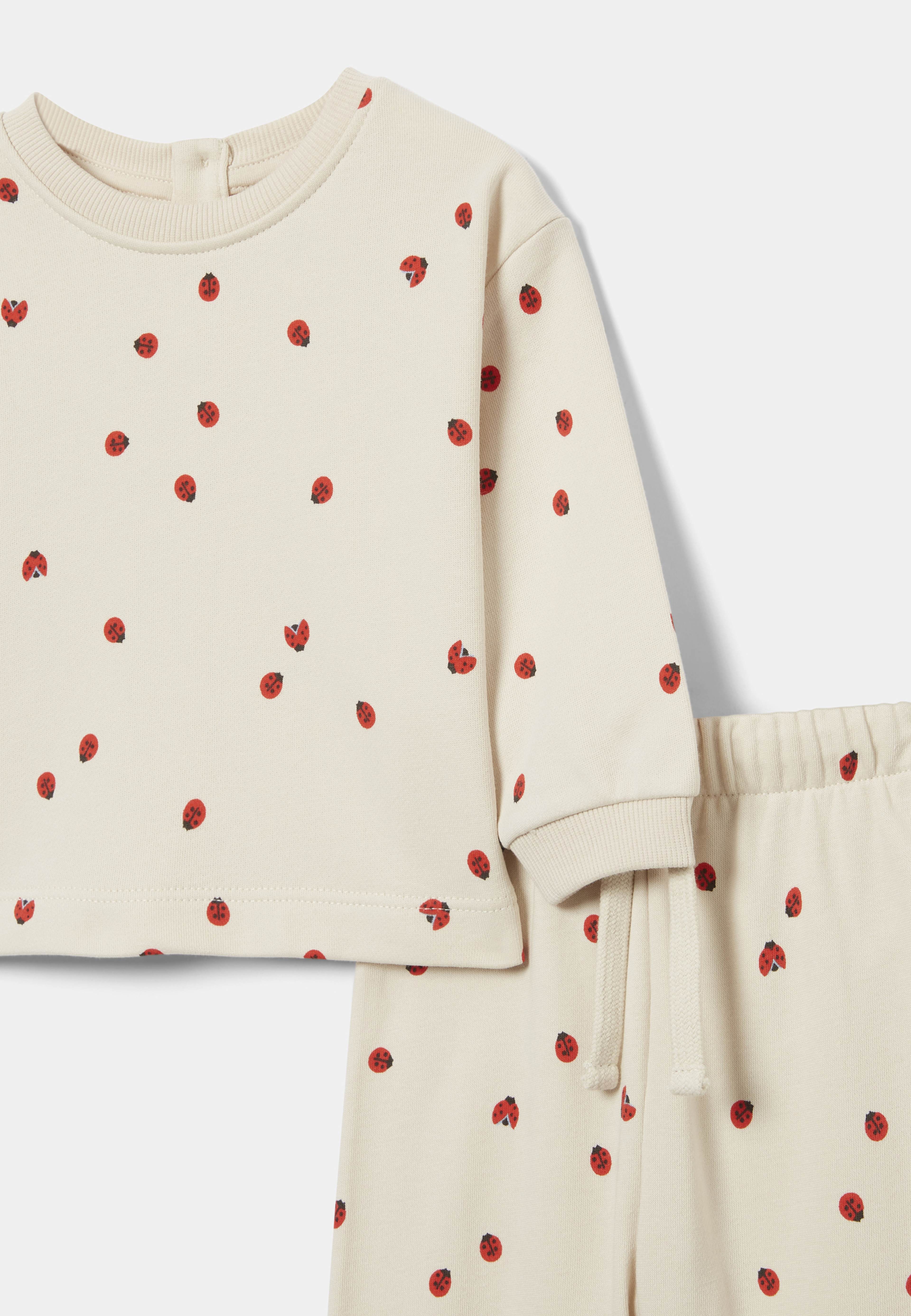 Tvådelat set MILO, från RIKIKI, i färgen Lady Bug. Klicka för att öppna bilden i stort format