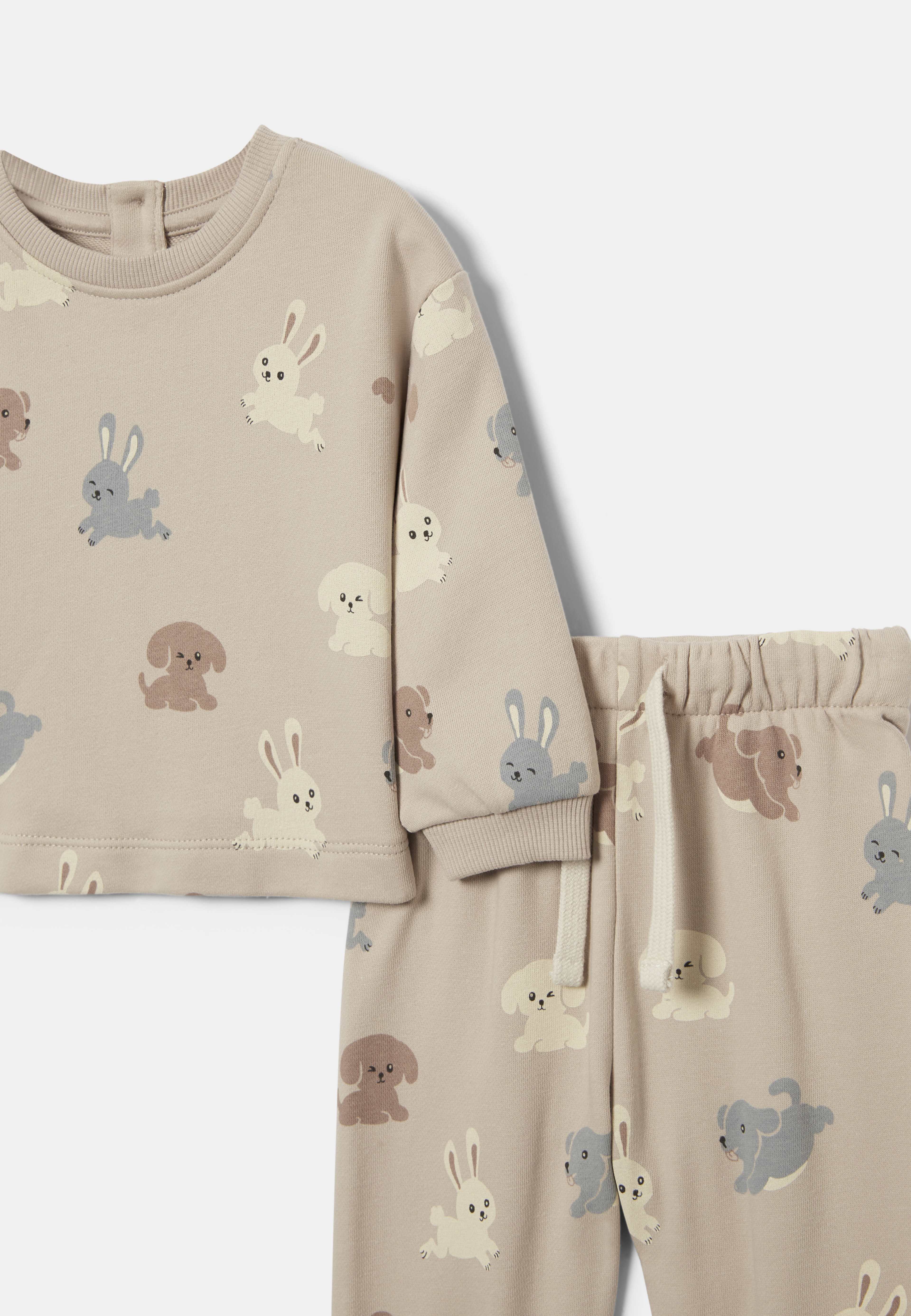 Tvådelat set MILO, från RIKIKI, i färgen Rabbit. Klicka för att öppna bilden i stort format